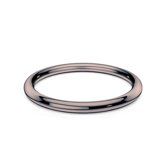 Obrączka partnerska Sign of Love®: czarne złoto, okrągła, 1,7mm