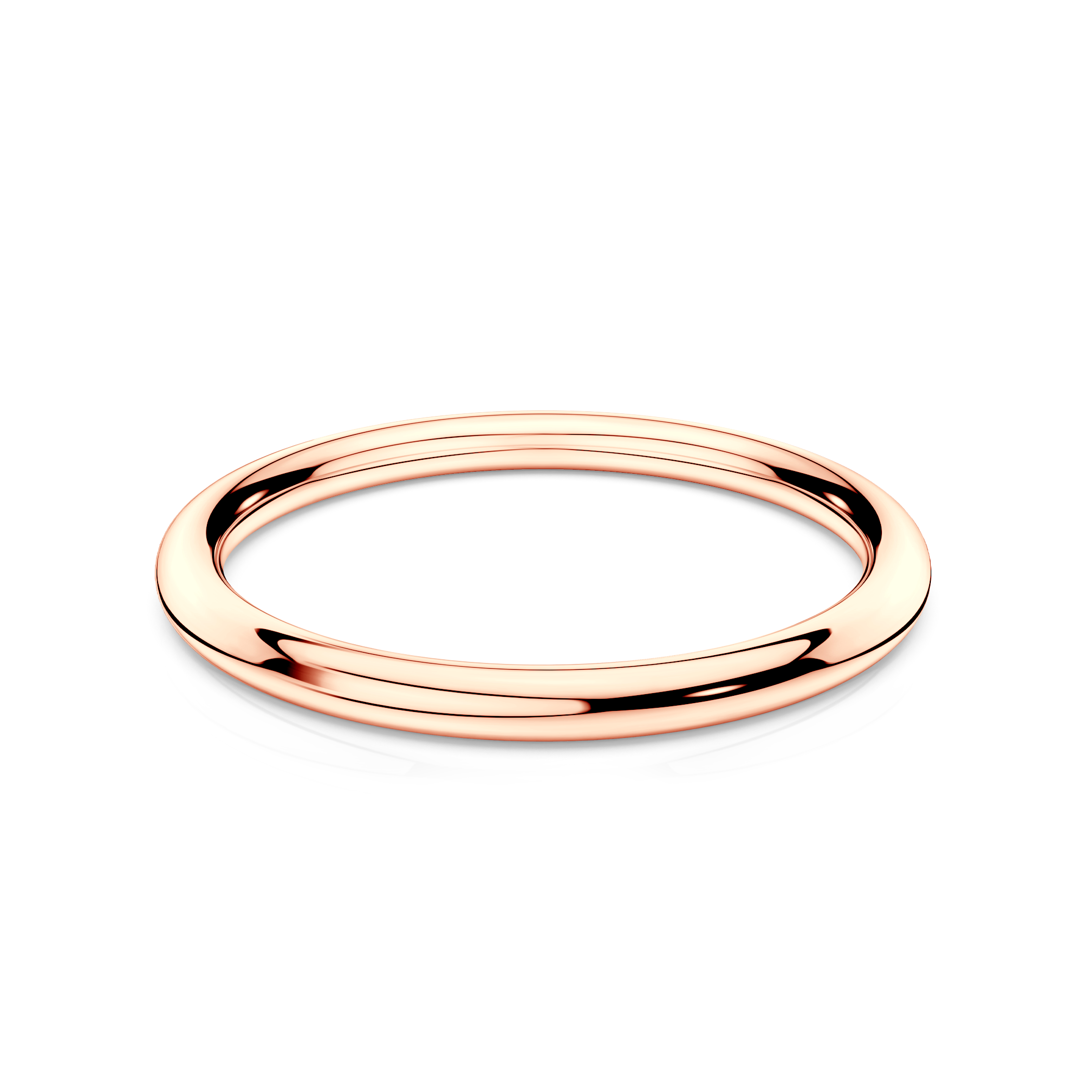 Obrączka partnerska Sign of Love®: różowe złoto, okrągła, 1,7mm