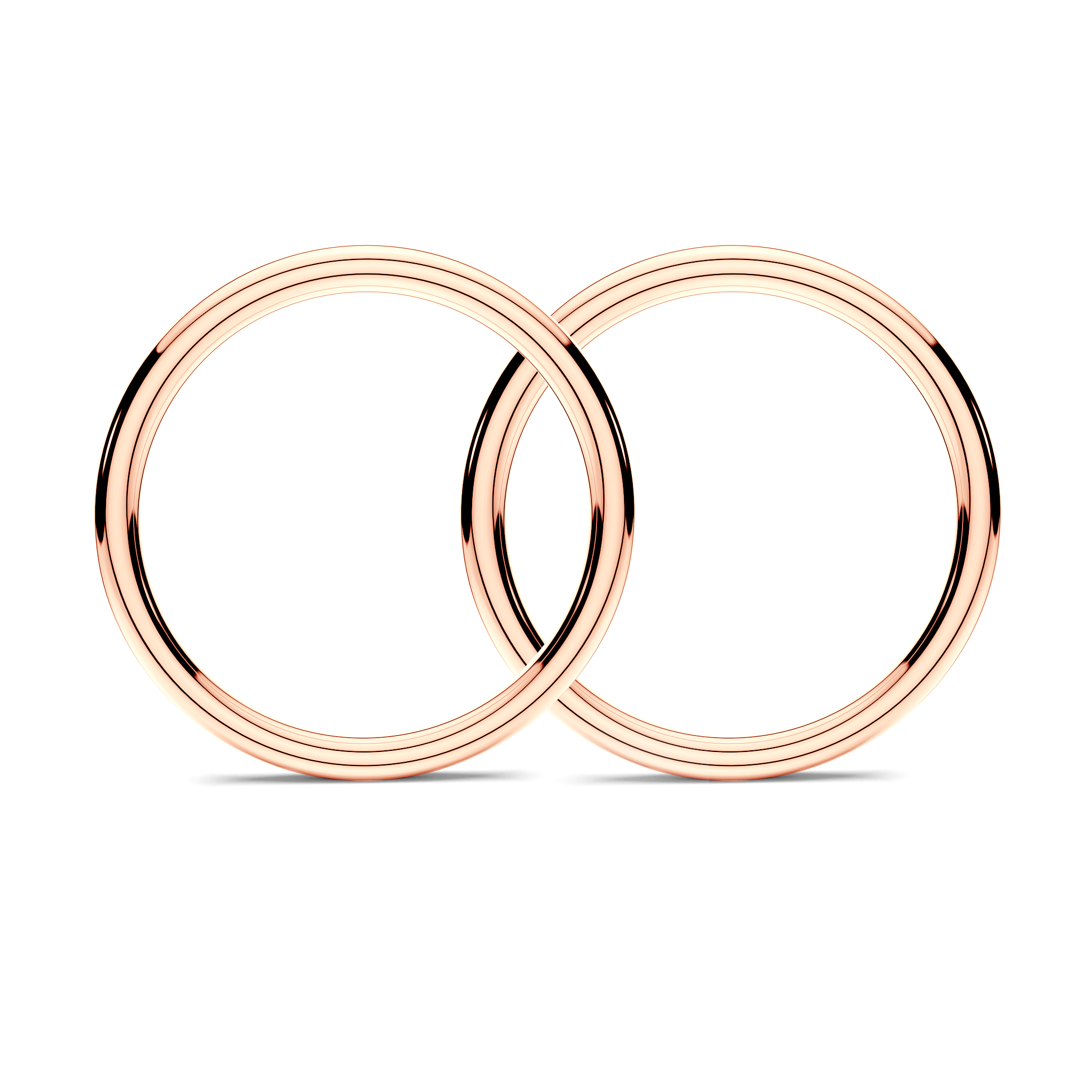 Partnerringe Sign of Love®: Roségold, rund 1,7 mm