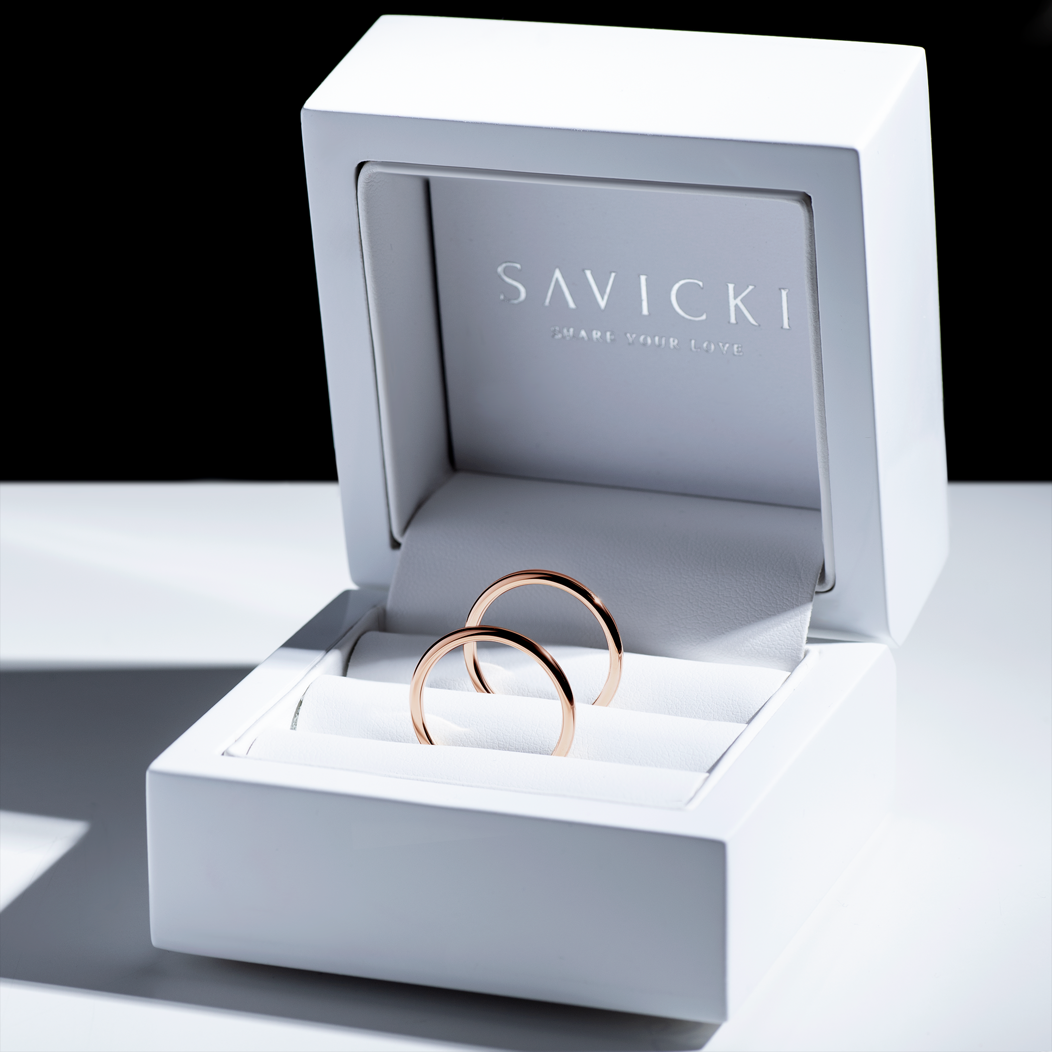 Partnerringe Sign of Love®: Roségold, rund 1,7 mm