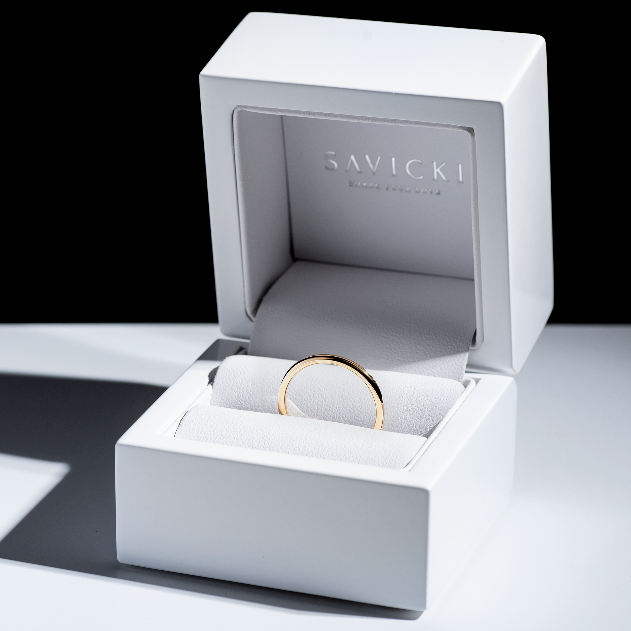 Obrączka partnerska Sign of Love®: złota, okrągła, 1,7mm