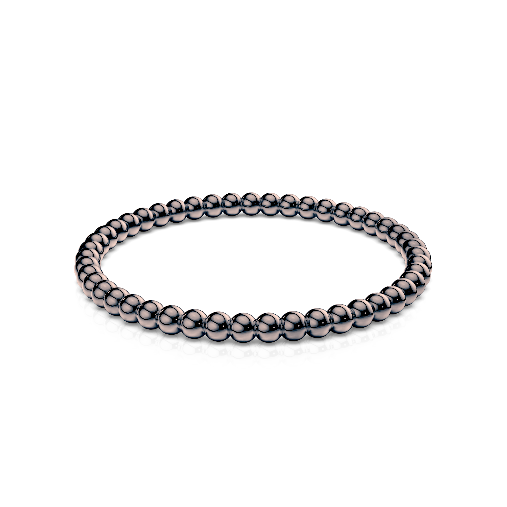 Obrączka partnerska Sign of Love®: czarne złoto, okrągła, 1,3mm