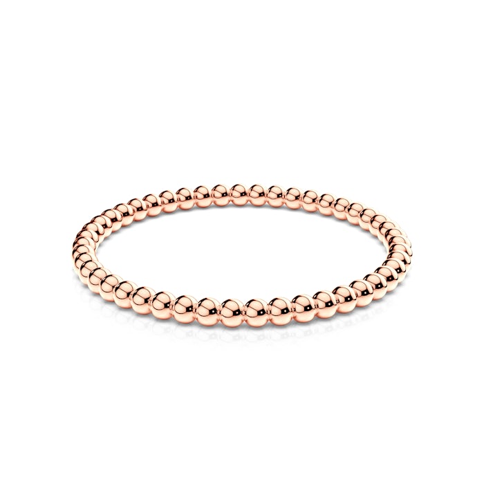 Obrączka partnerska Sign of Love®: różowe złoto, okrągła, 1,3mm