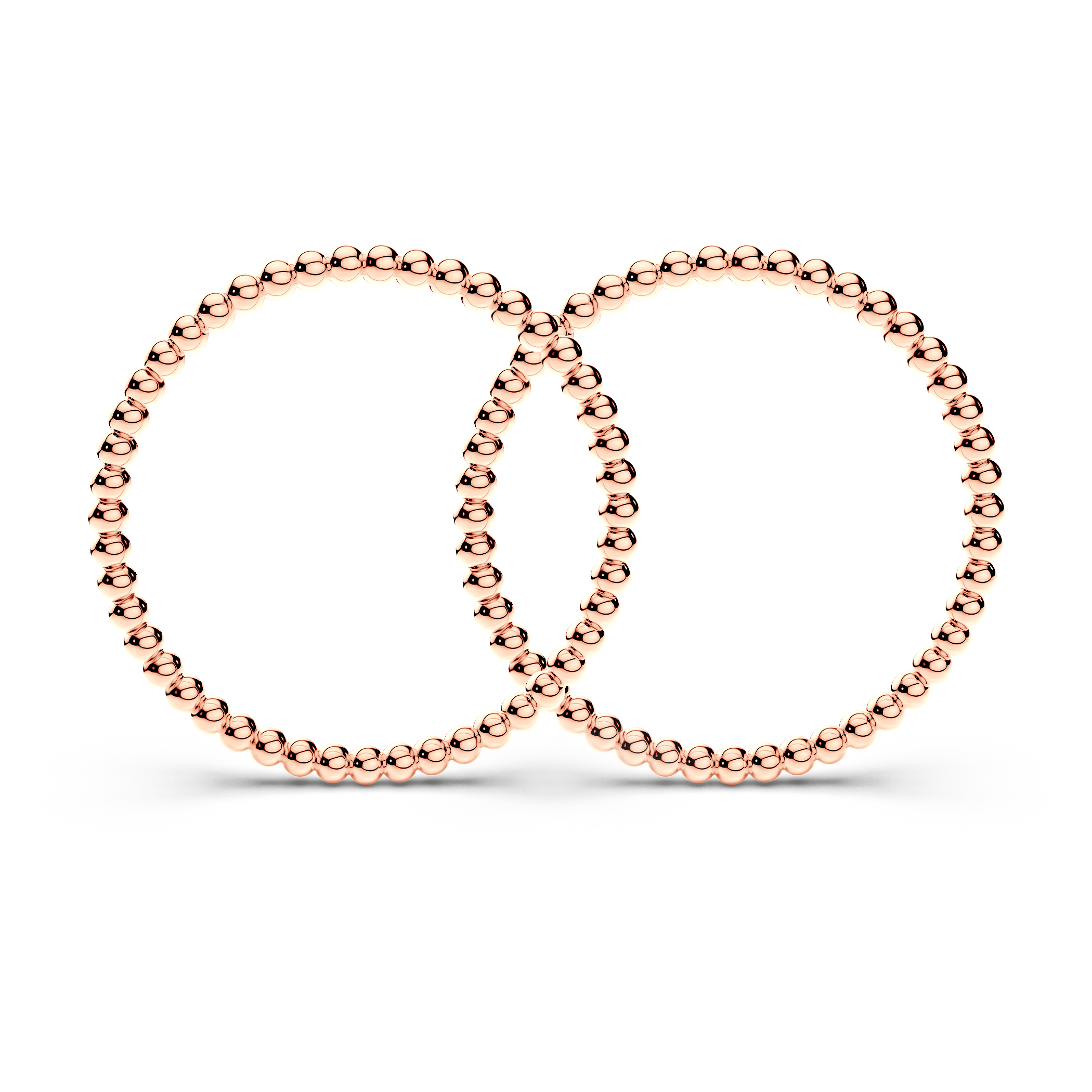 Partnerringe Sign of Love®: Roségold, rund 1,3 mm