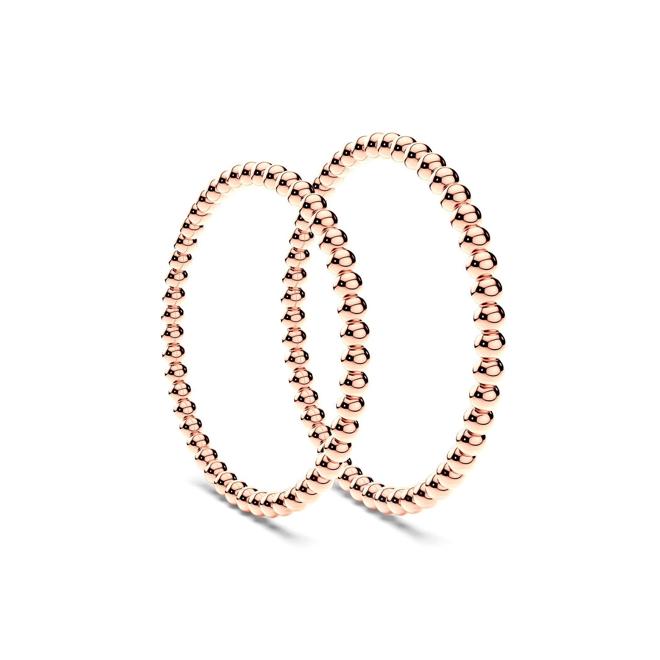 Partnerringe Sign of Love®: Roségold, rund 1,3 mm