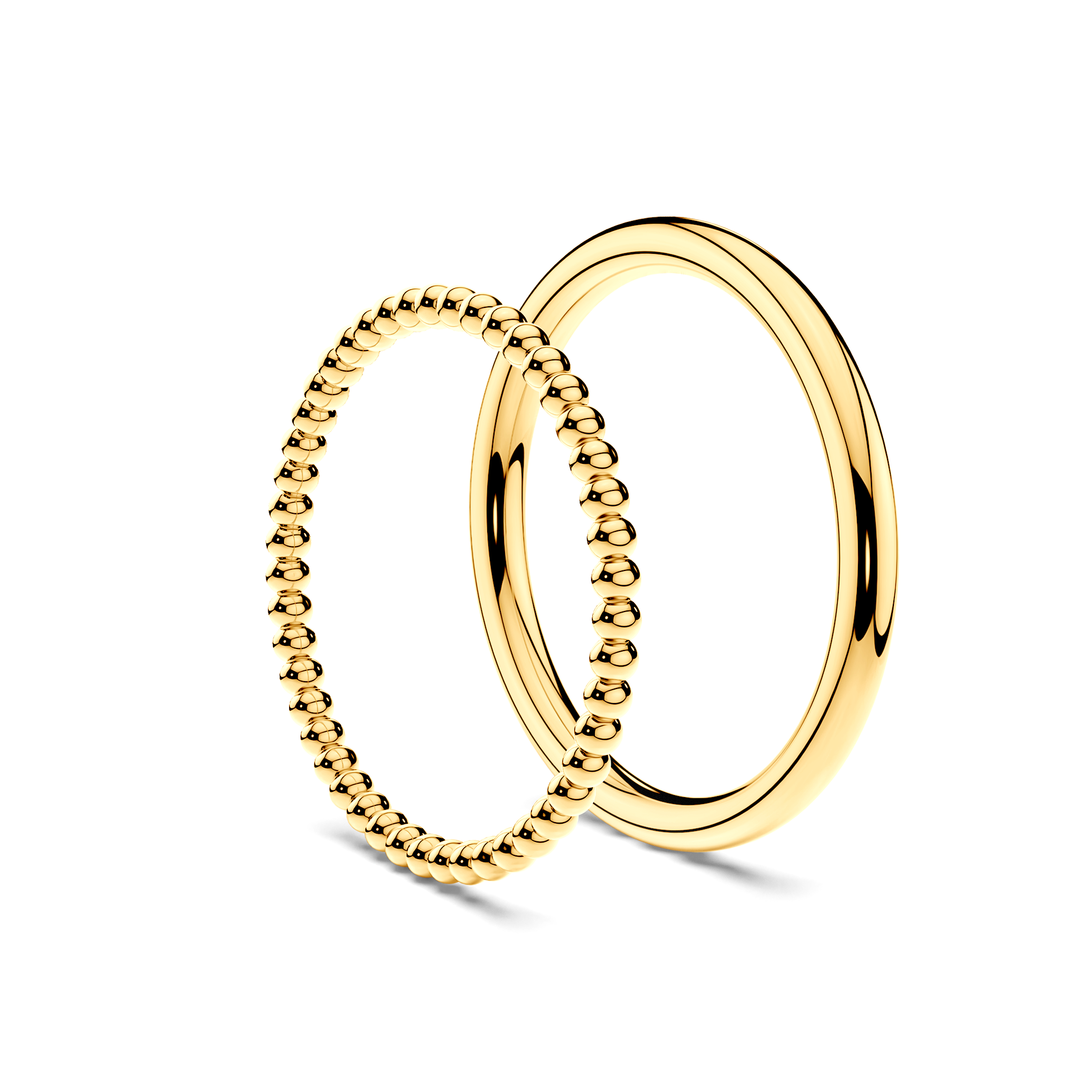 Obrączki partnerskie Sign of Love®: złote, okrągła 1,3mm i okrągła 1,7mm