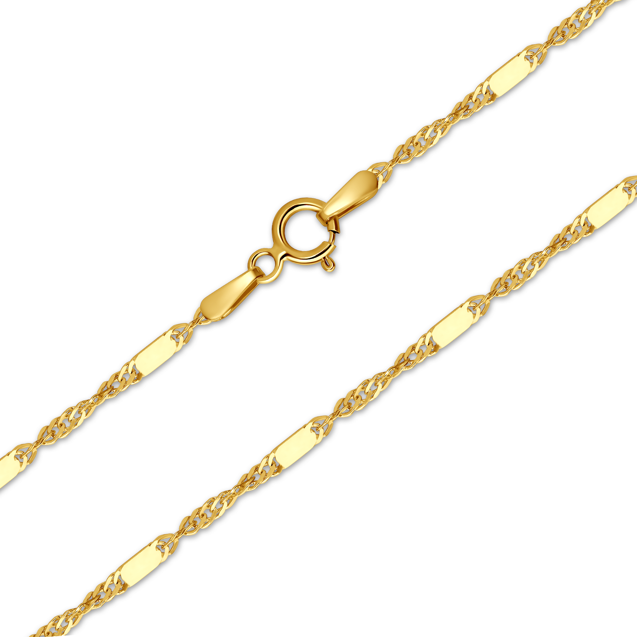 Złoty łańcuszek Savicki: żółte złoto - 3