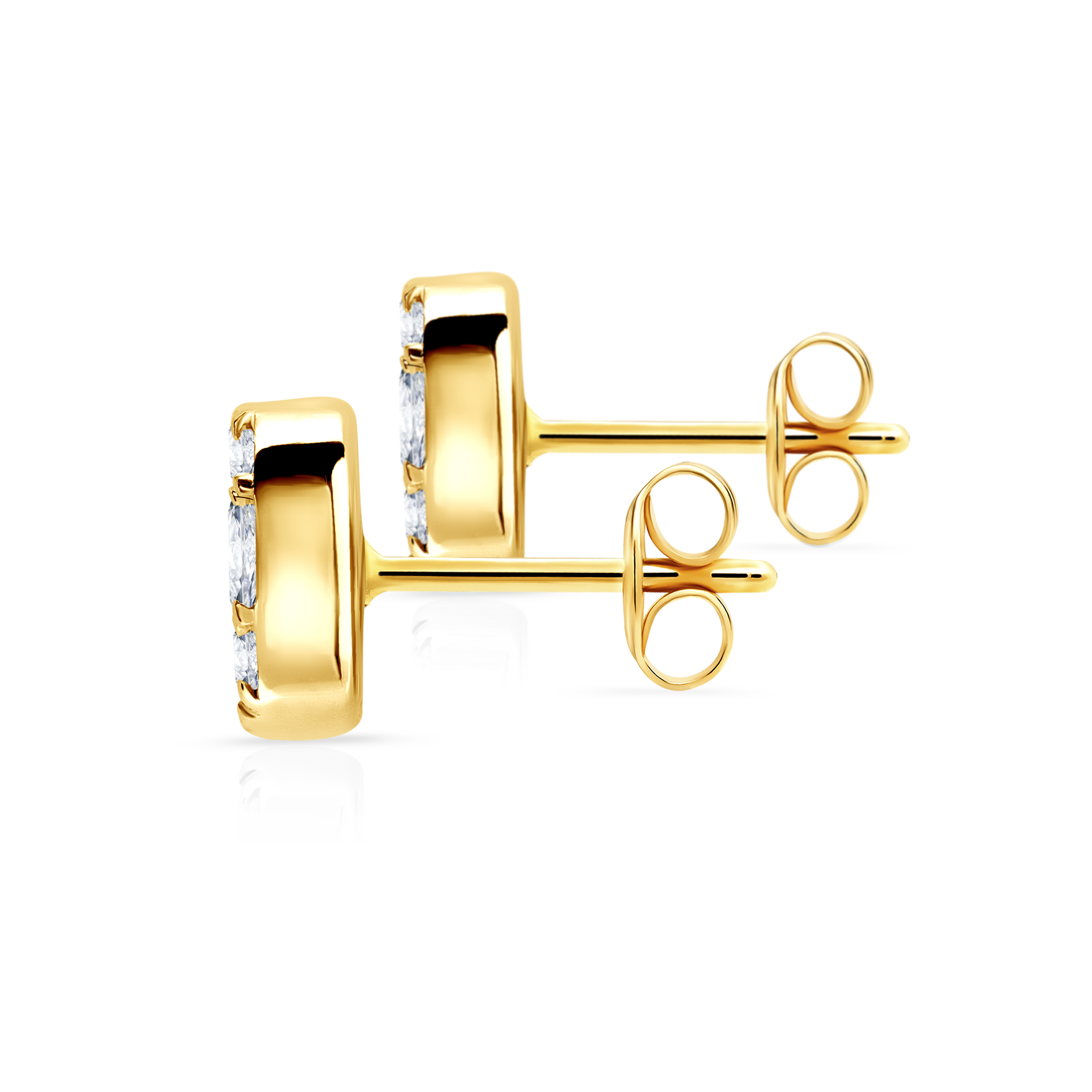 Ohrringe Savicki: Gold, Diamanten