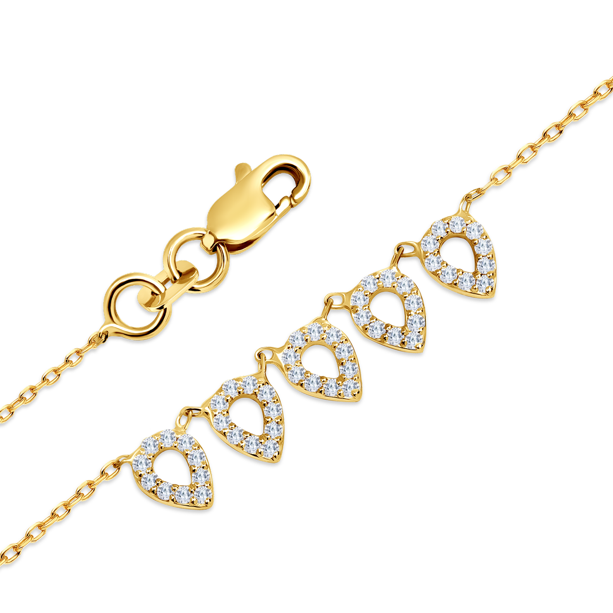 Halskette Savicki: Gold, Diamanten