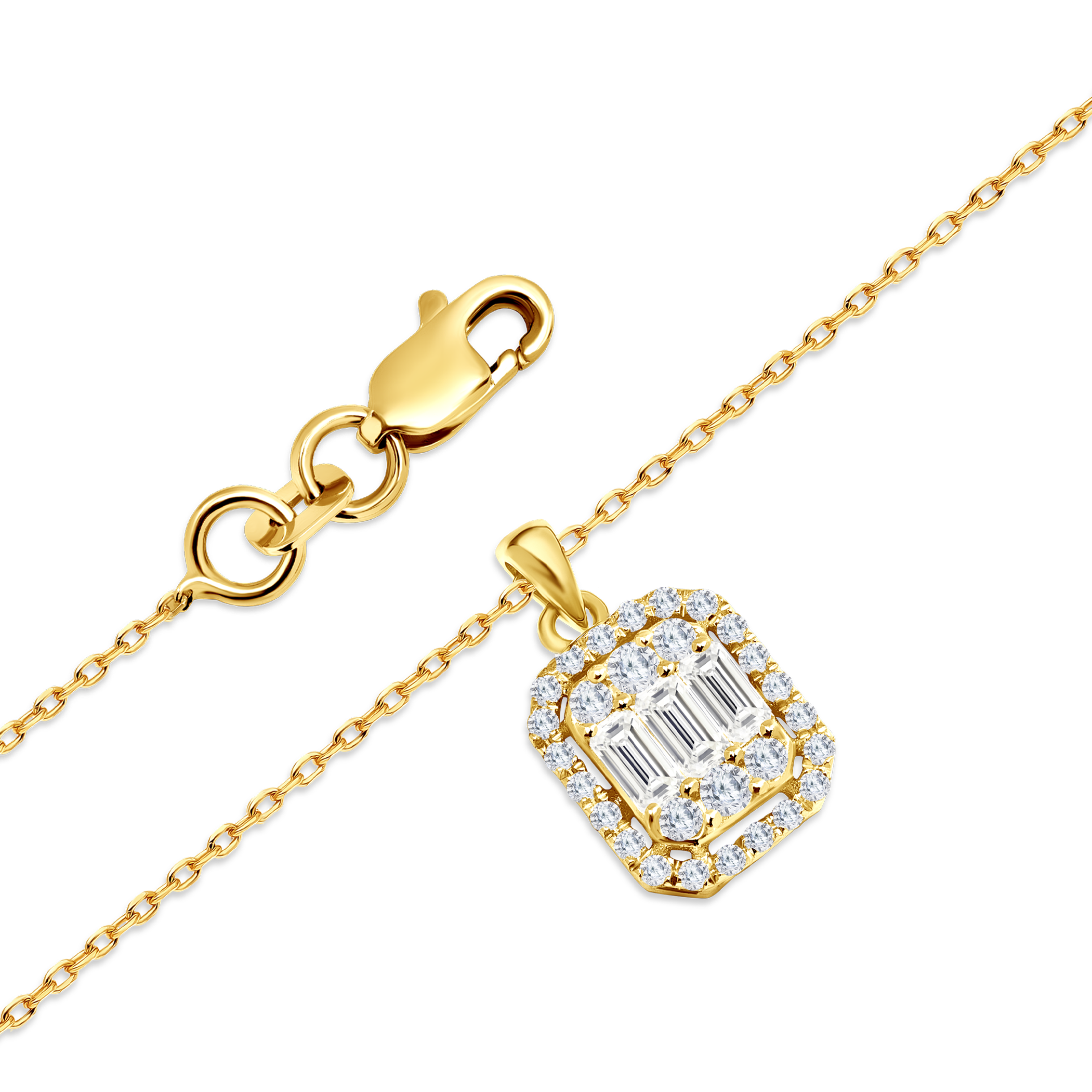 Halskette Savicki: Gold, Diamanten