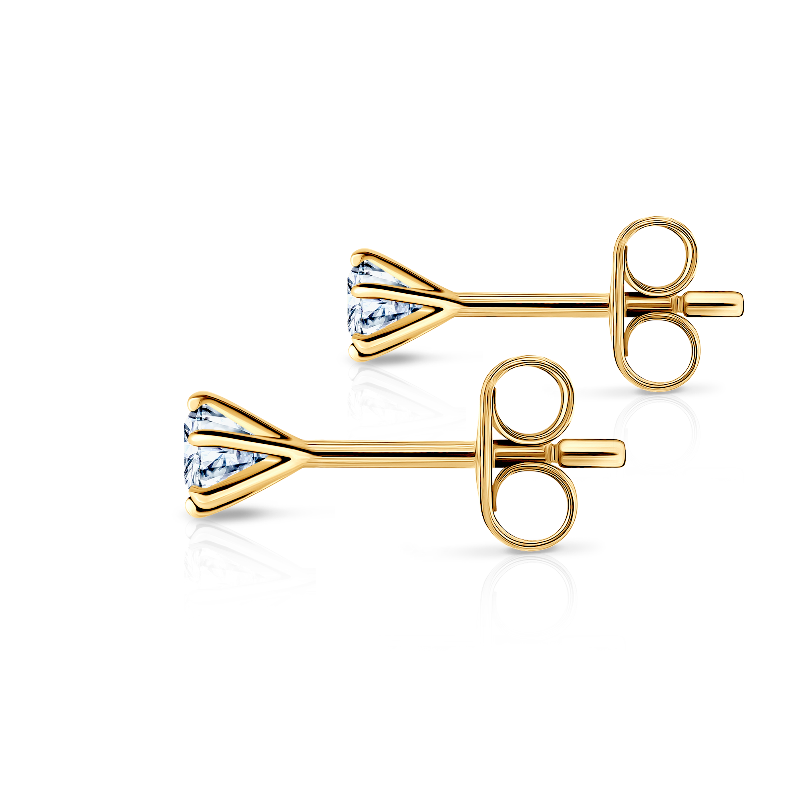 Kolczyki SAVICKI: złote, diamenty