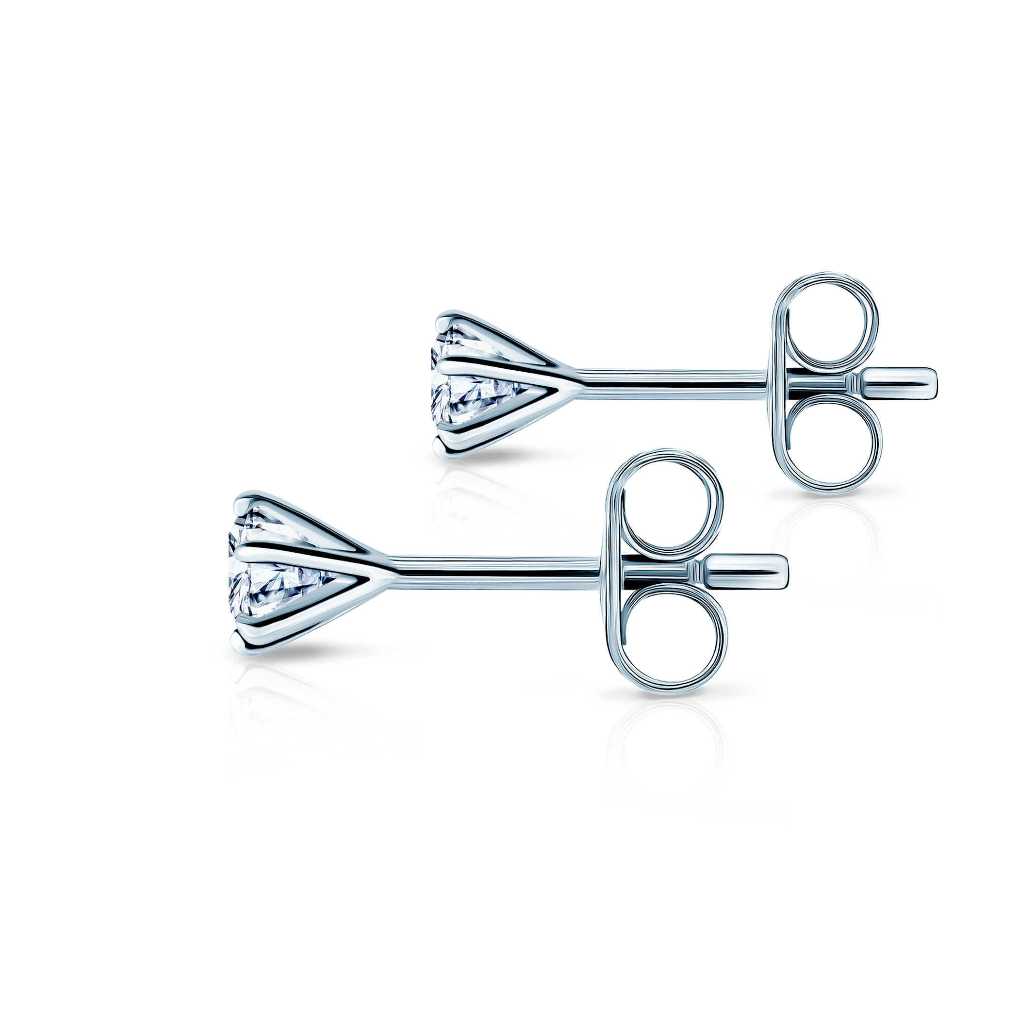 Kolczyki SAVICKI: białe złoto, diamenty