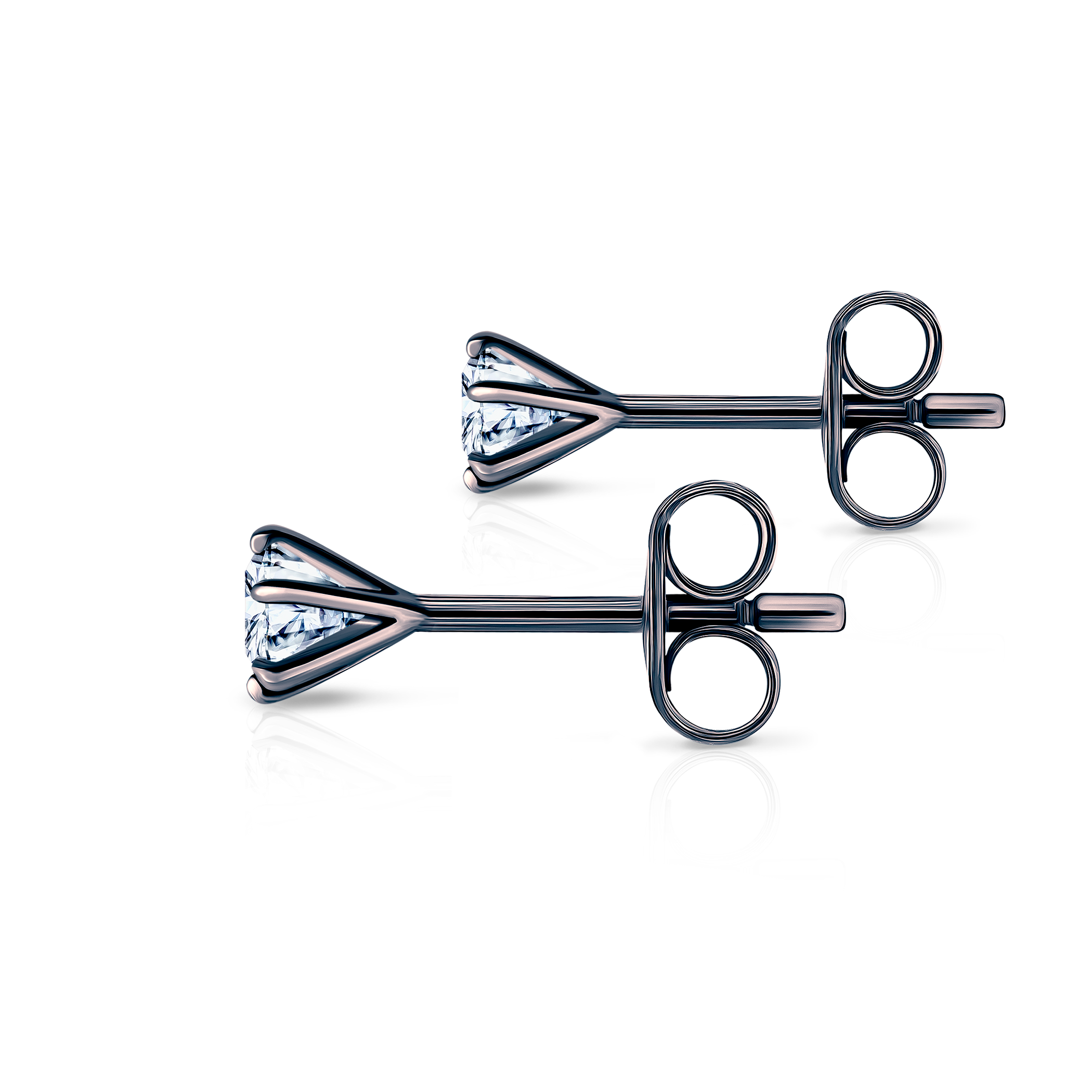 Kolczyki SAVICKI: czarne złoto, diamenty