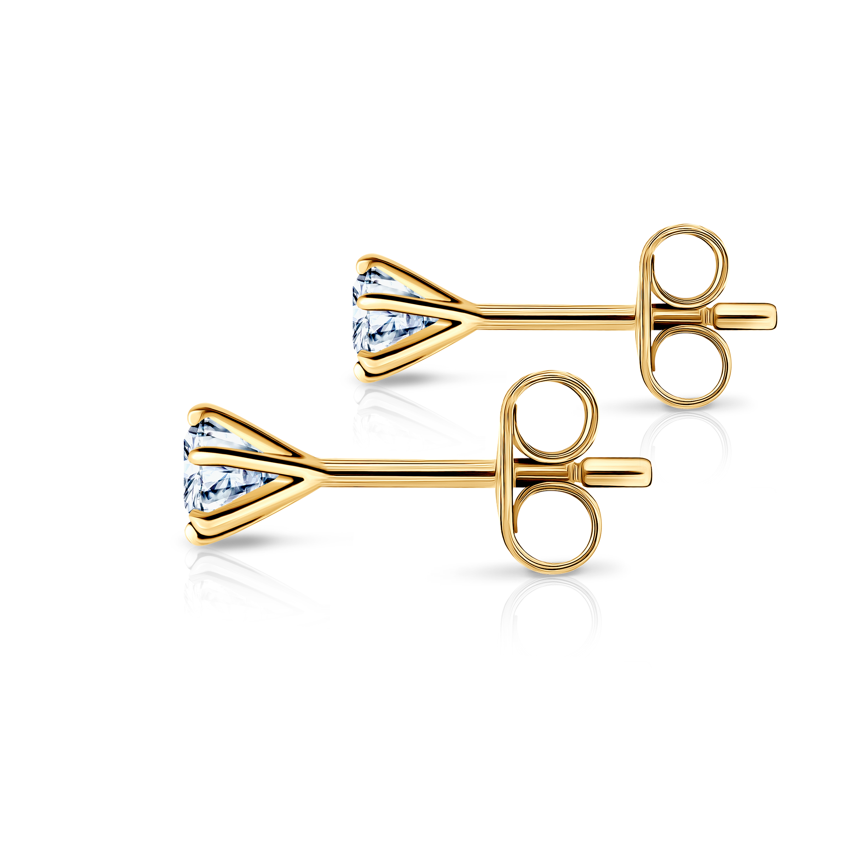 Kolczyki SAVICKI: złote, diamenty