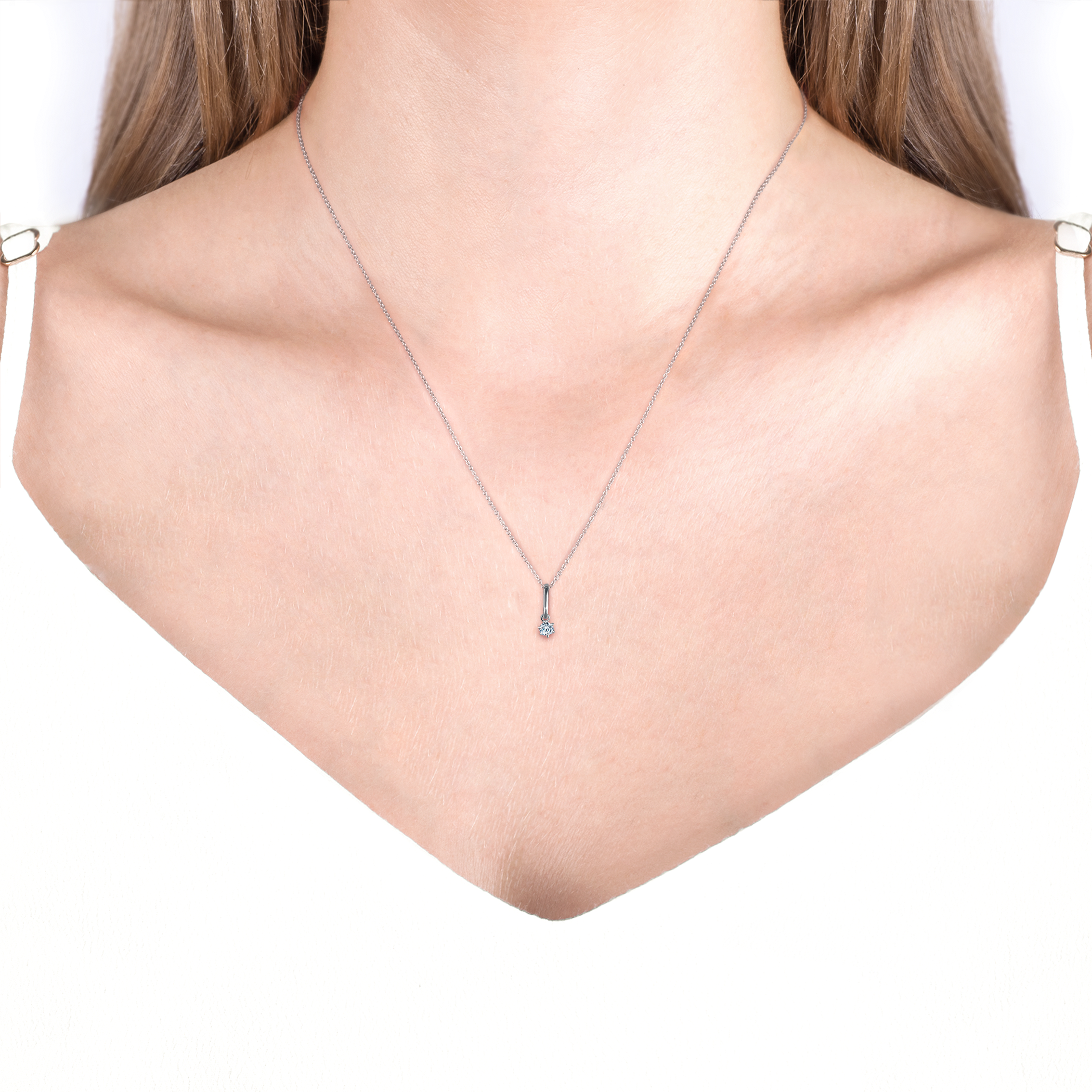 Anhänger SAVICKI: Weißgold, Diamant