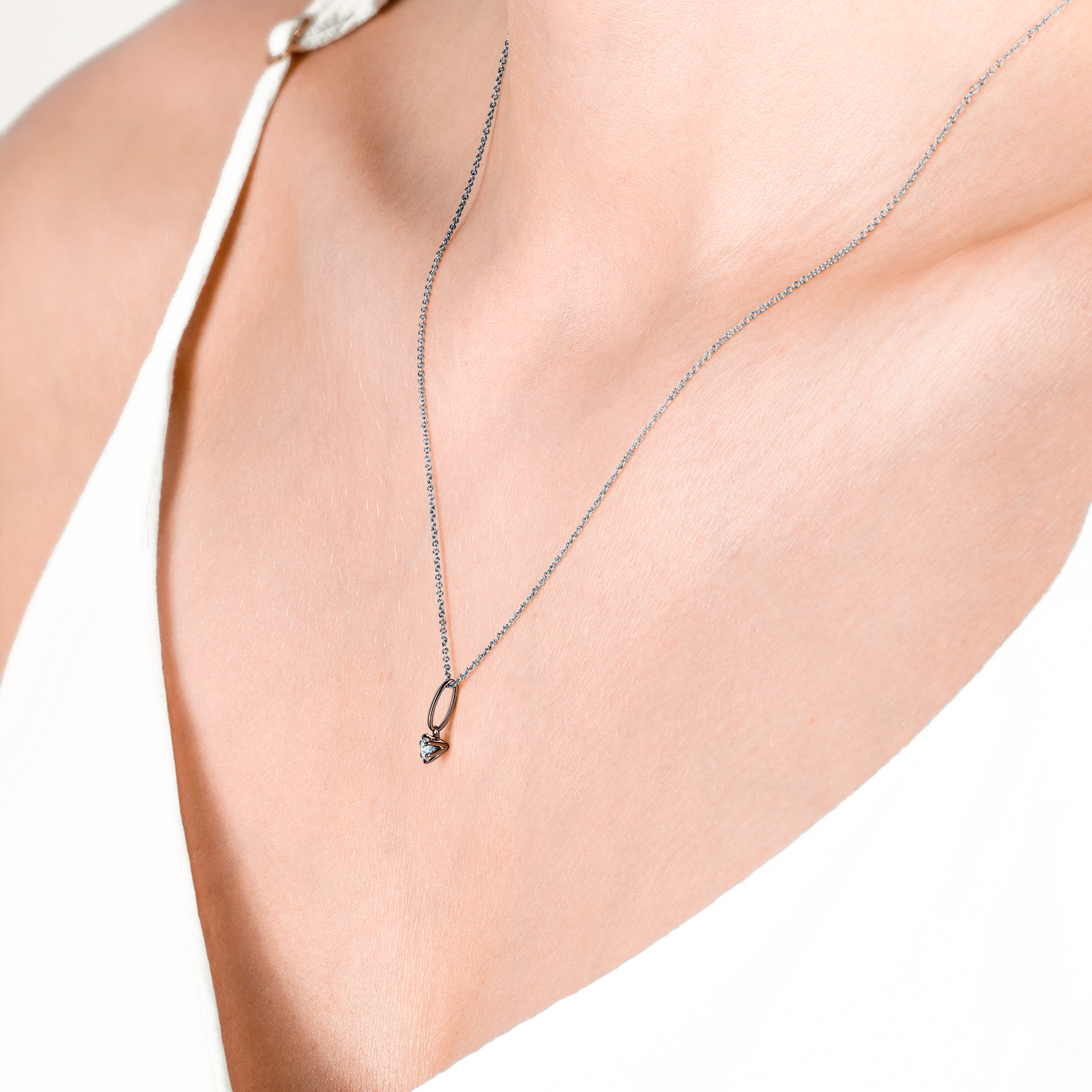 Zawieszka SAVICKI: czarne złoto, diament - 4