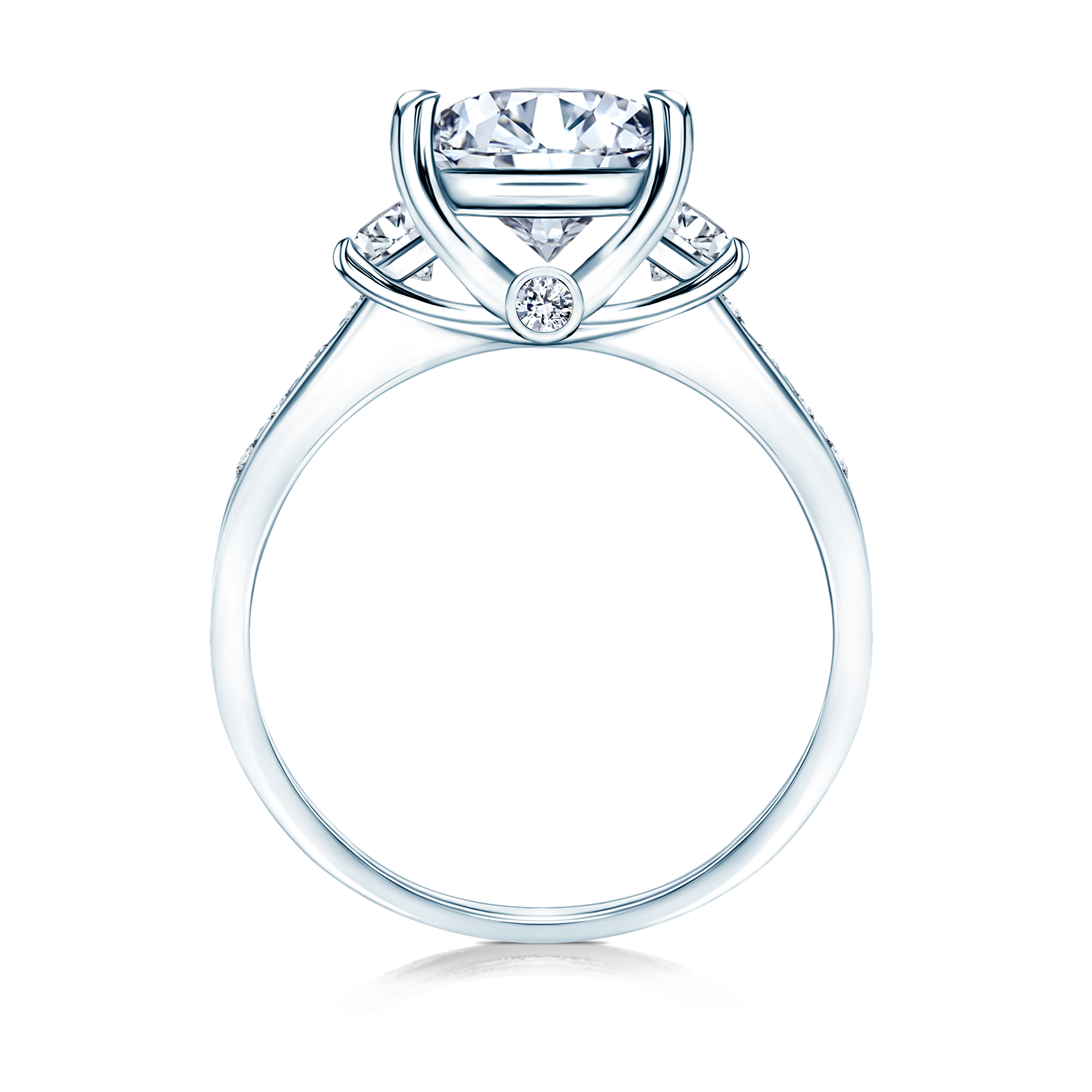 Verlobungsring Dream: Weißgold, Diamanten