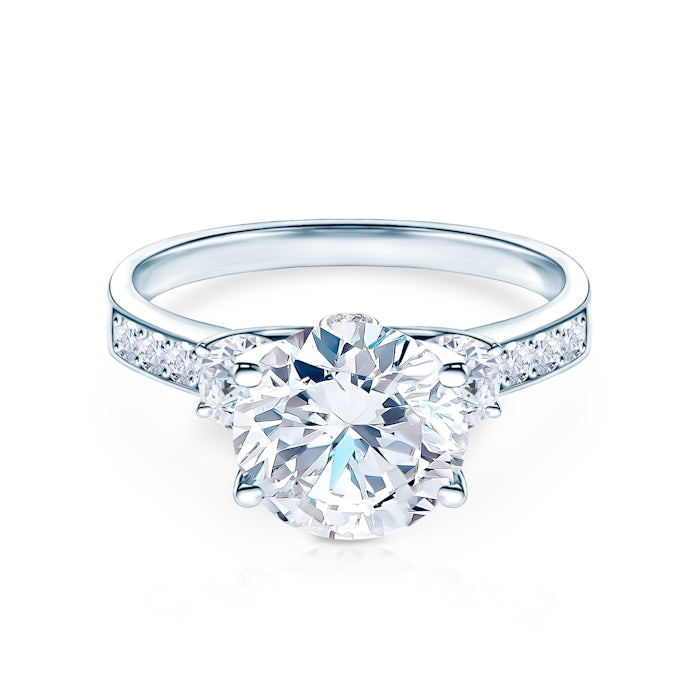 Zásnubní prsten Dream: bílé zlato, diamanty