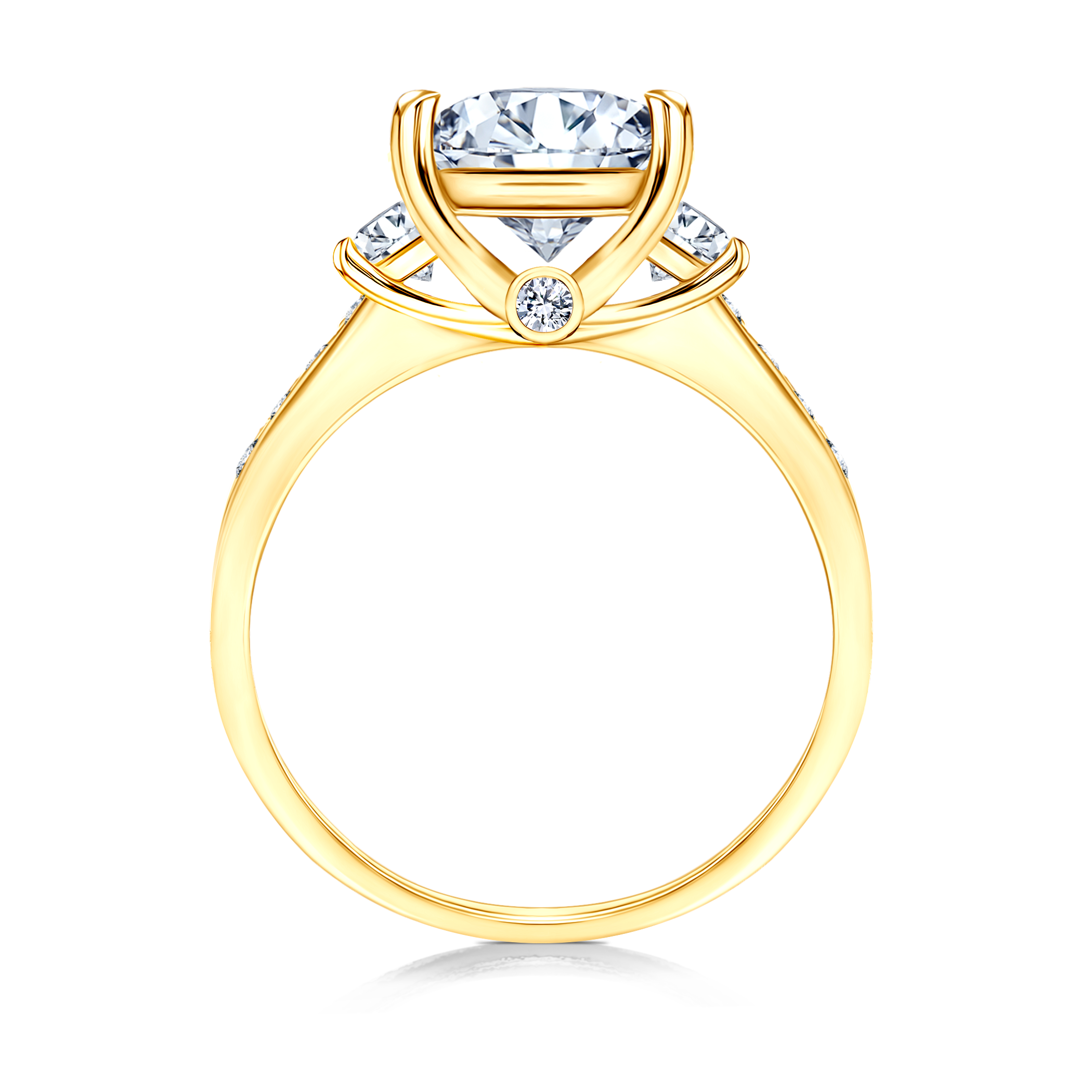 Verlobungsring Dream: Gold, Diamanten