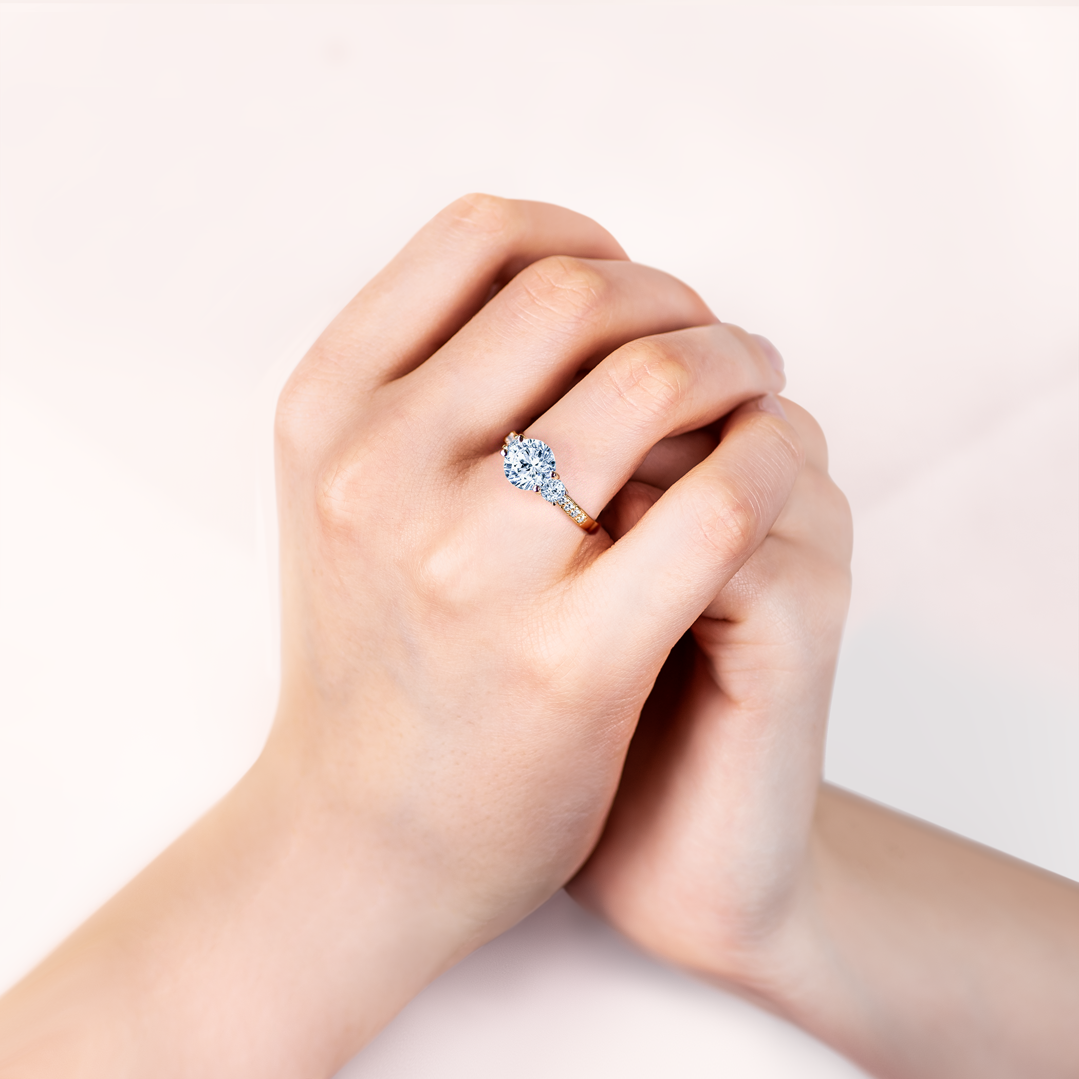 Verlobungsring Dream: Gold, Diamanten