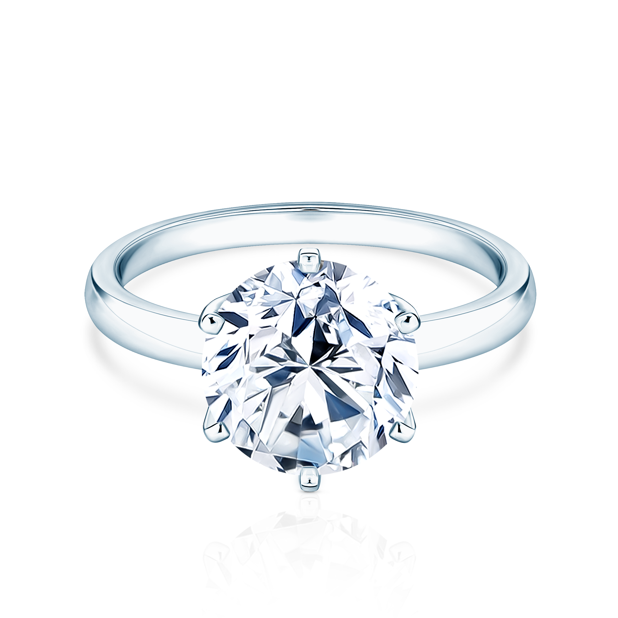 Zásnubní prsten SAVICKI: bílé zlato, diamant