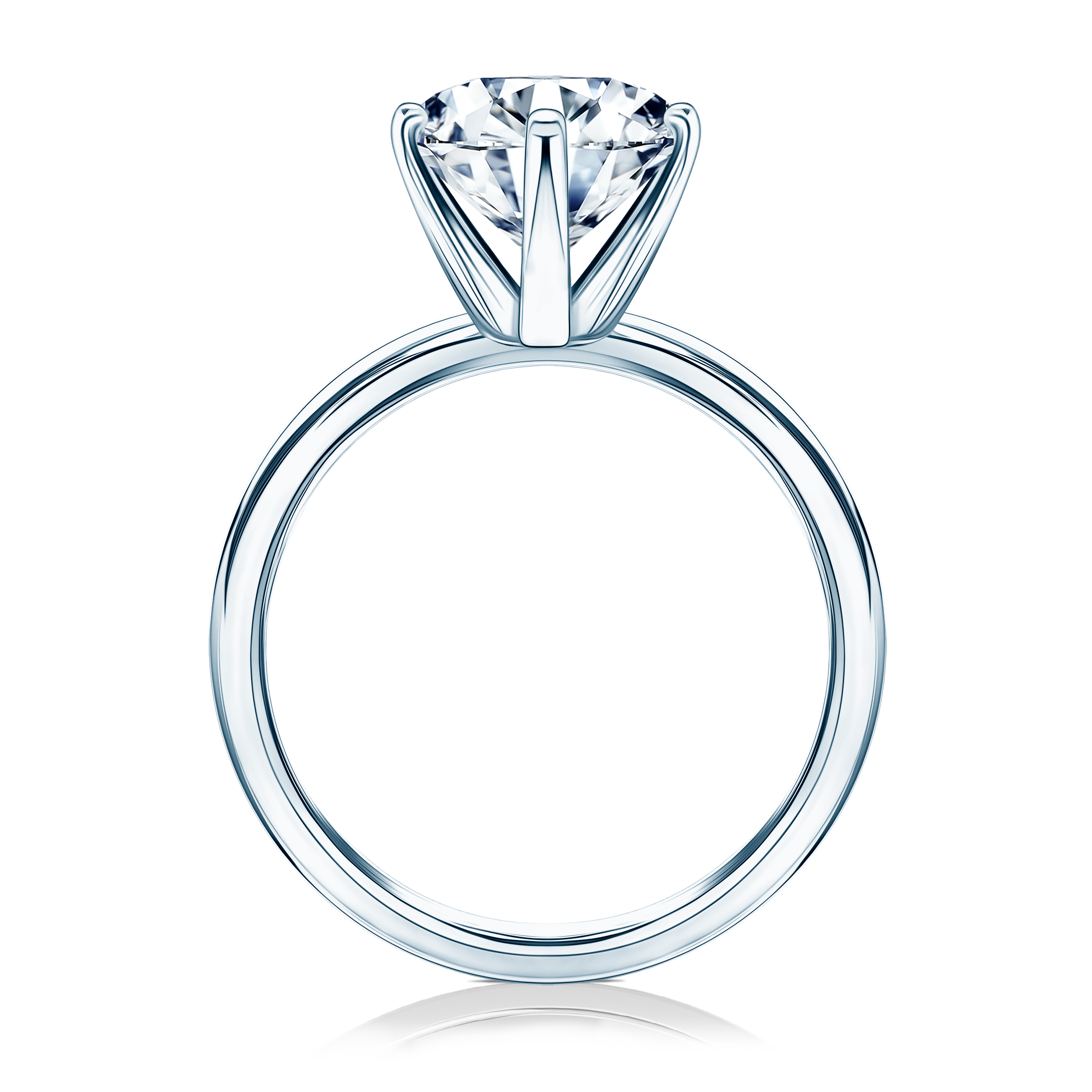 Pierścionek zaręczynowy SAVICKI: białe złoto, diament