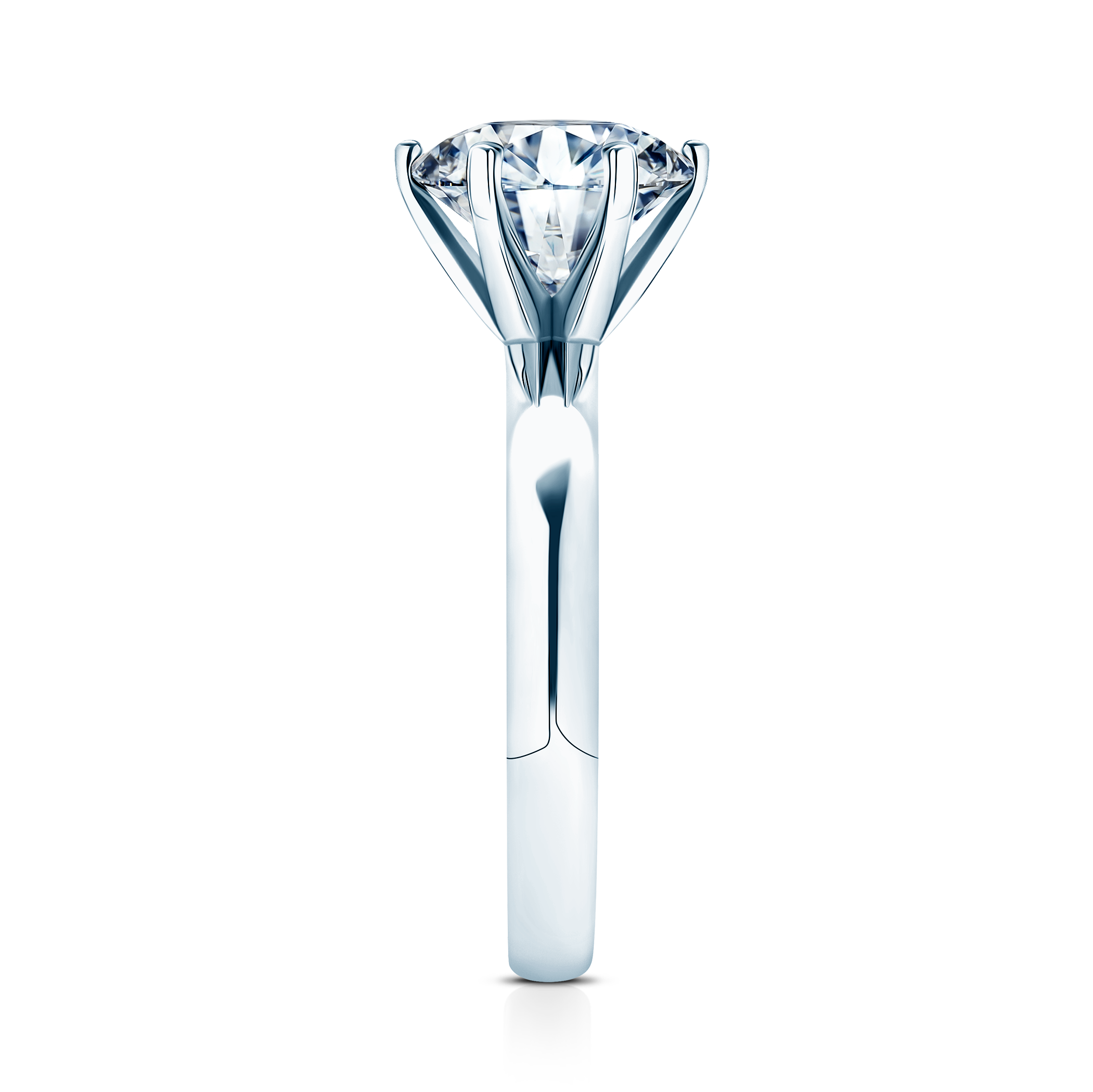 Pierścionek zaręczynowy SAVICKI: białe złoto, diament