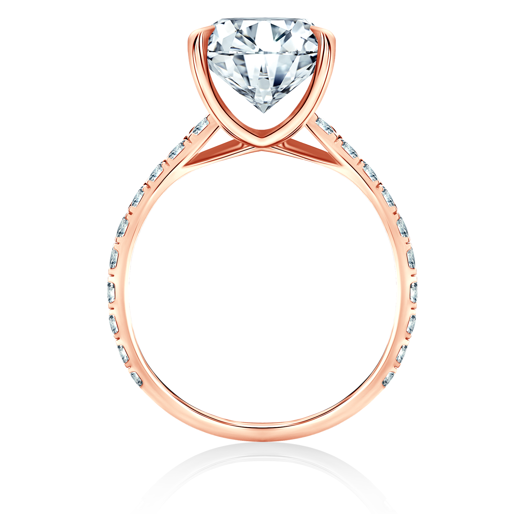 Pierścionek zaręczynowy Share Your Love: różowe złoto