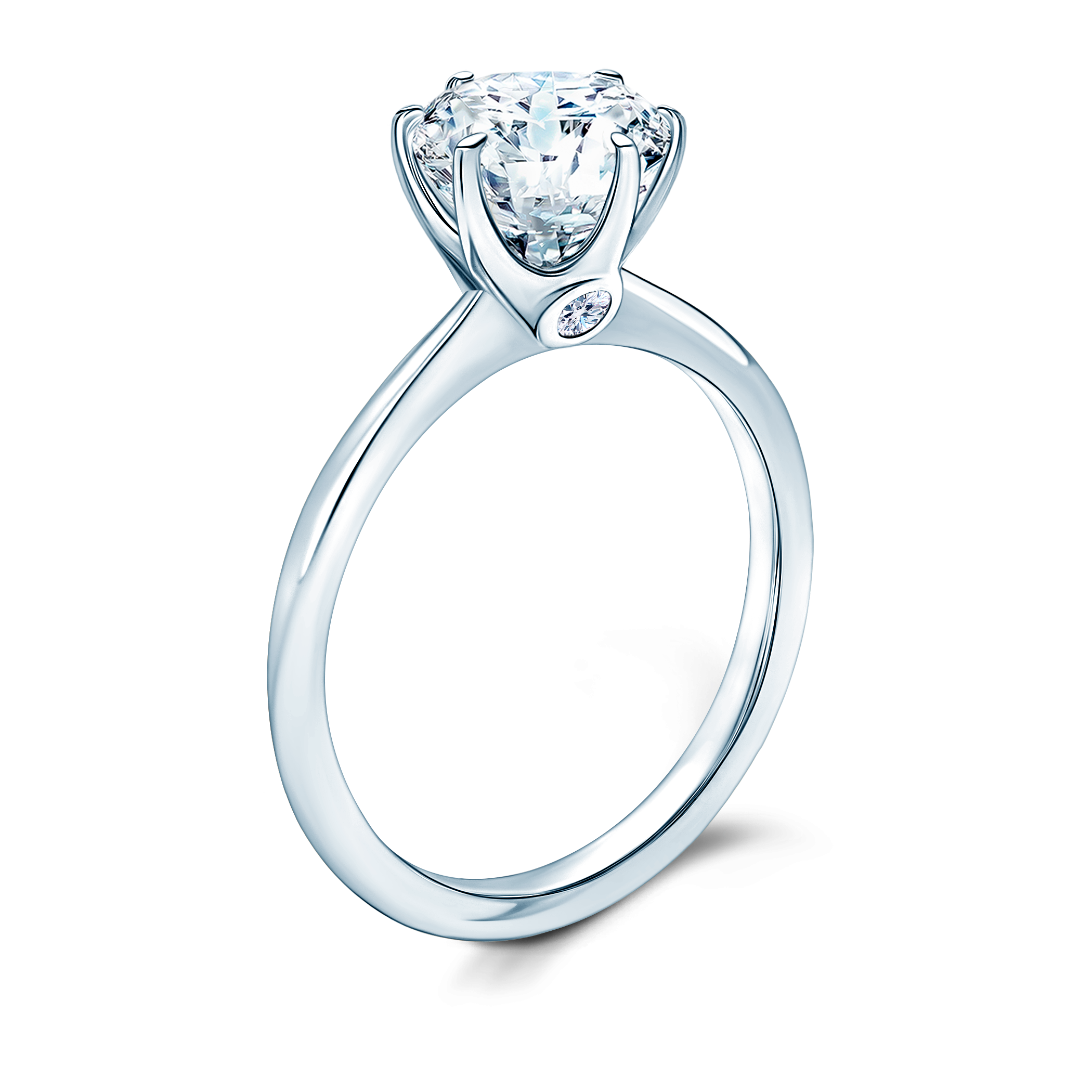 Verlobungsring The Journey: Weißgold, Diamant