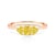 Zásnubný prsteň Fairytale: ružové zlato, žltý zafír