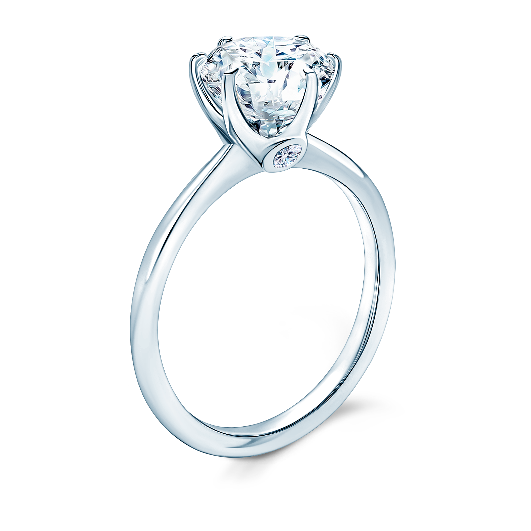 Verlobungsring The Journey: Weißgold, Diamant