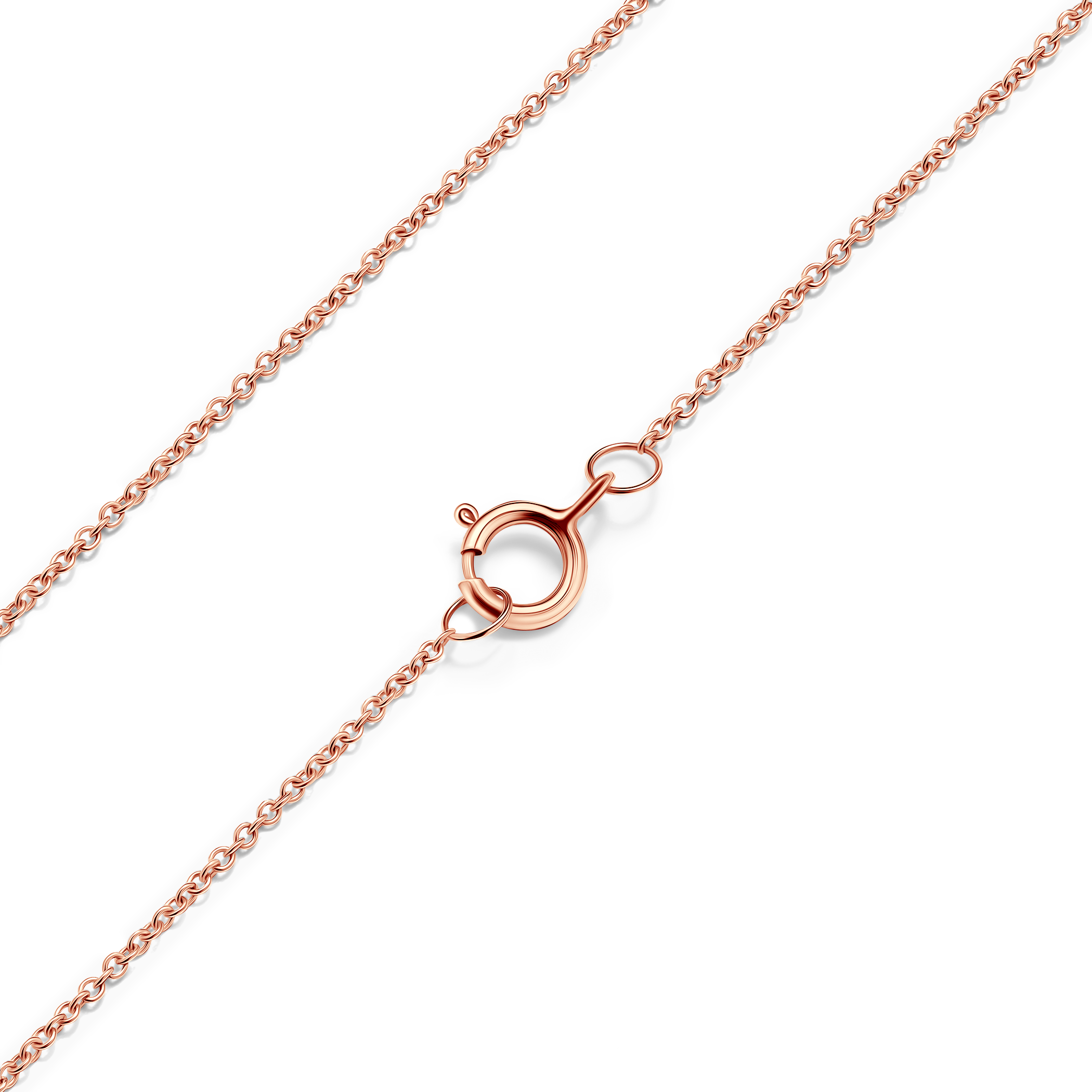 Łańcuszek Savicki: różowe złoto 585, rolo - 4