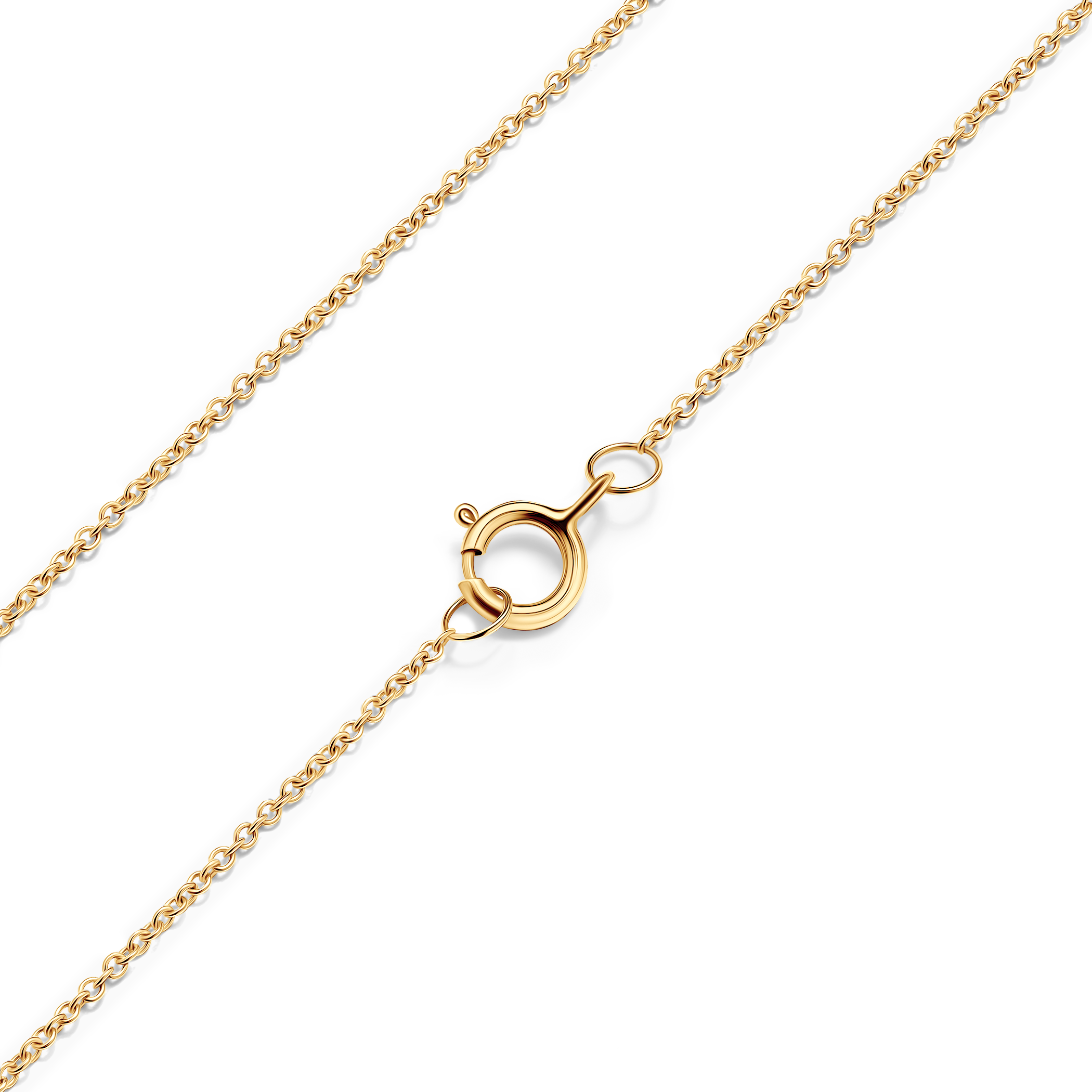 Łańcuszek Savicki: złoty 585, rolo