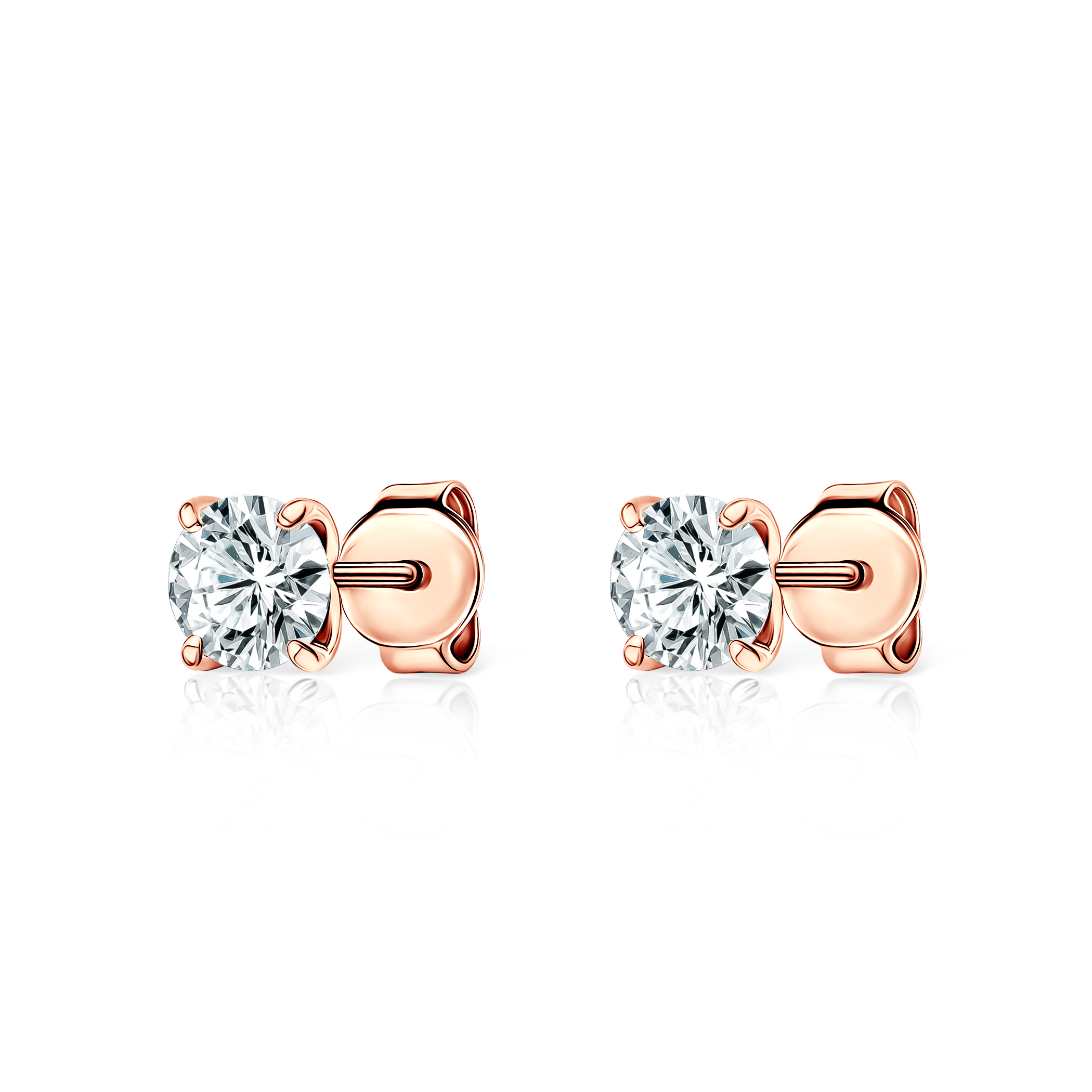 Ohrringe The Light: Roségold, Diamanten - 3