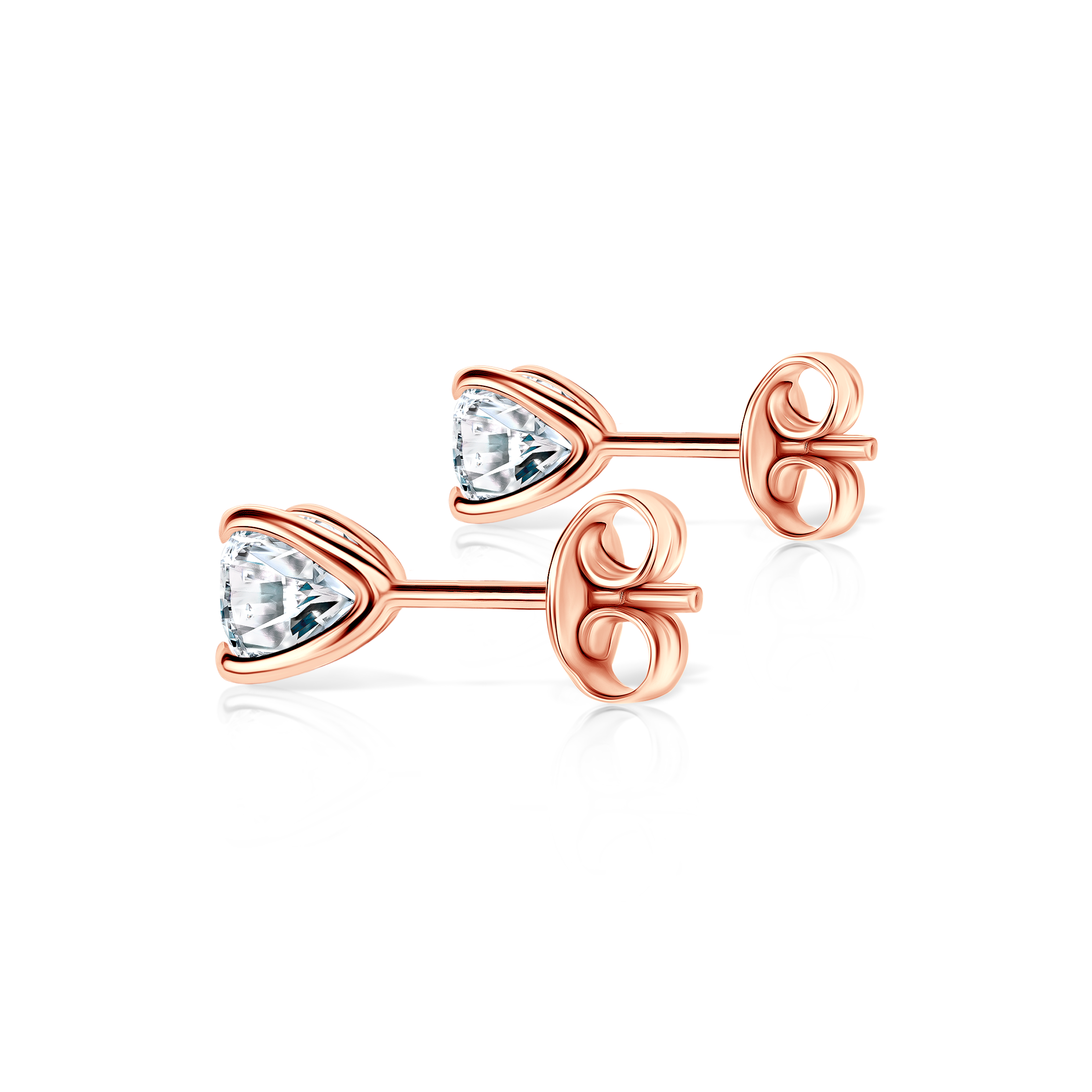 Ohrringe The Light: Roségold, Diamanten - 4