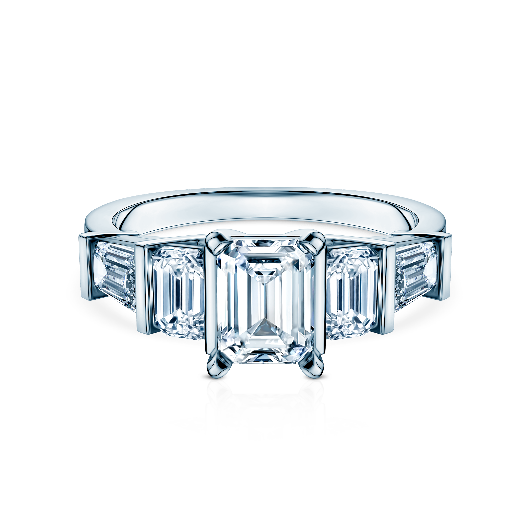 Pierścionek Savicki: białe złoto, diamenty