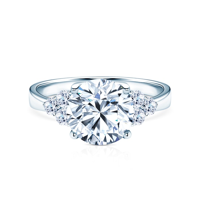 Zásnubní prsten Fairytale: bílé zlato, diamanty