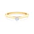  Годежен пръстен The Light: двуцветно злато, диамант