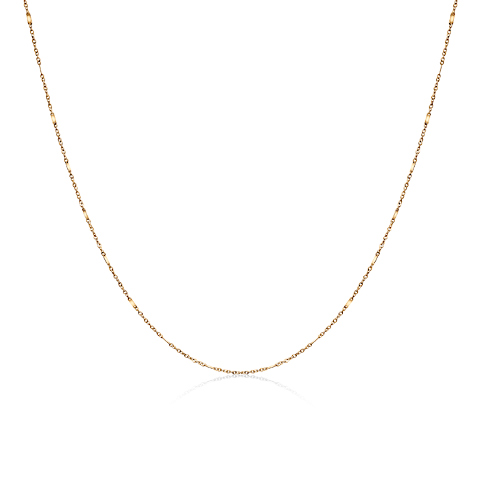 Łańcuszek Savicki 1,5mm: złoty 585, singapur z blaszka