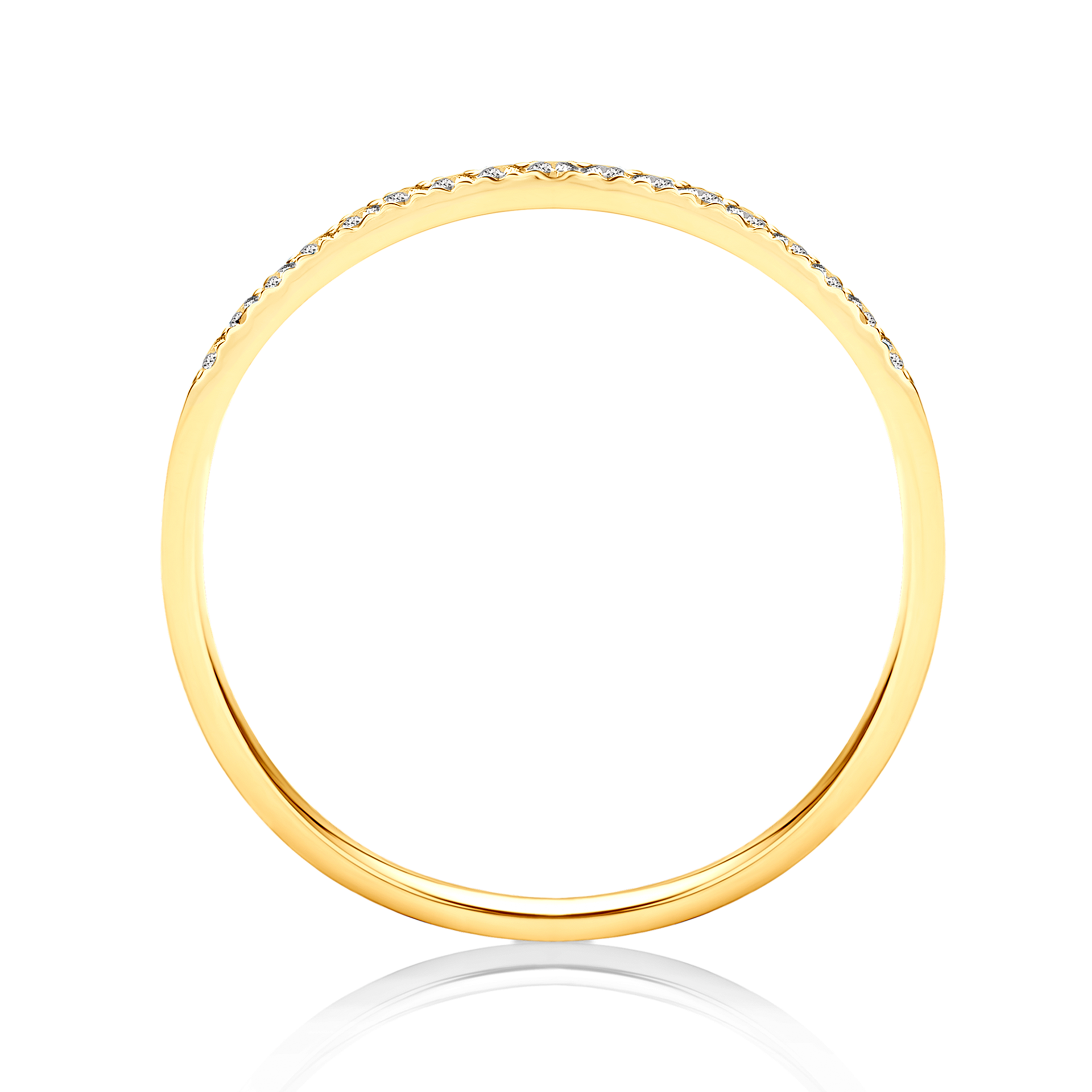 Pierścionek SAVICKI: złoty, diamenty