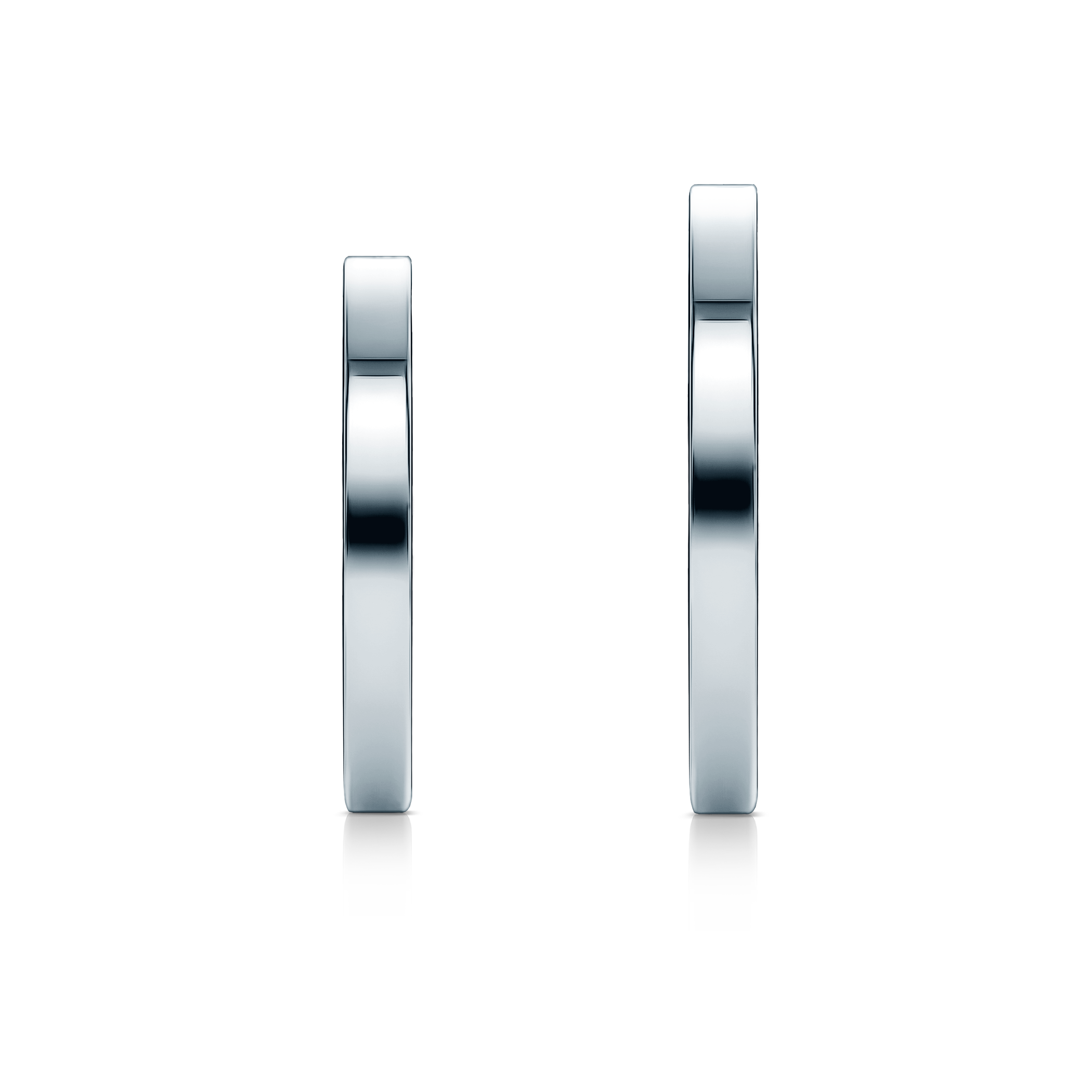 Obrączki ślubne: platyna, płaskie, 2 mm - 5