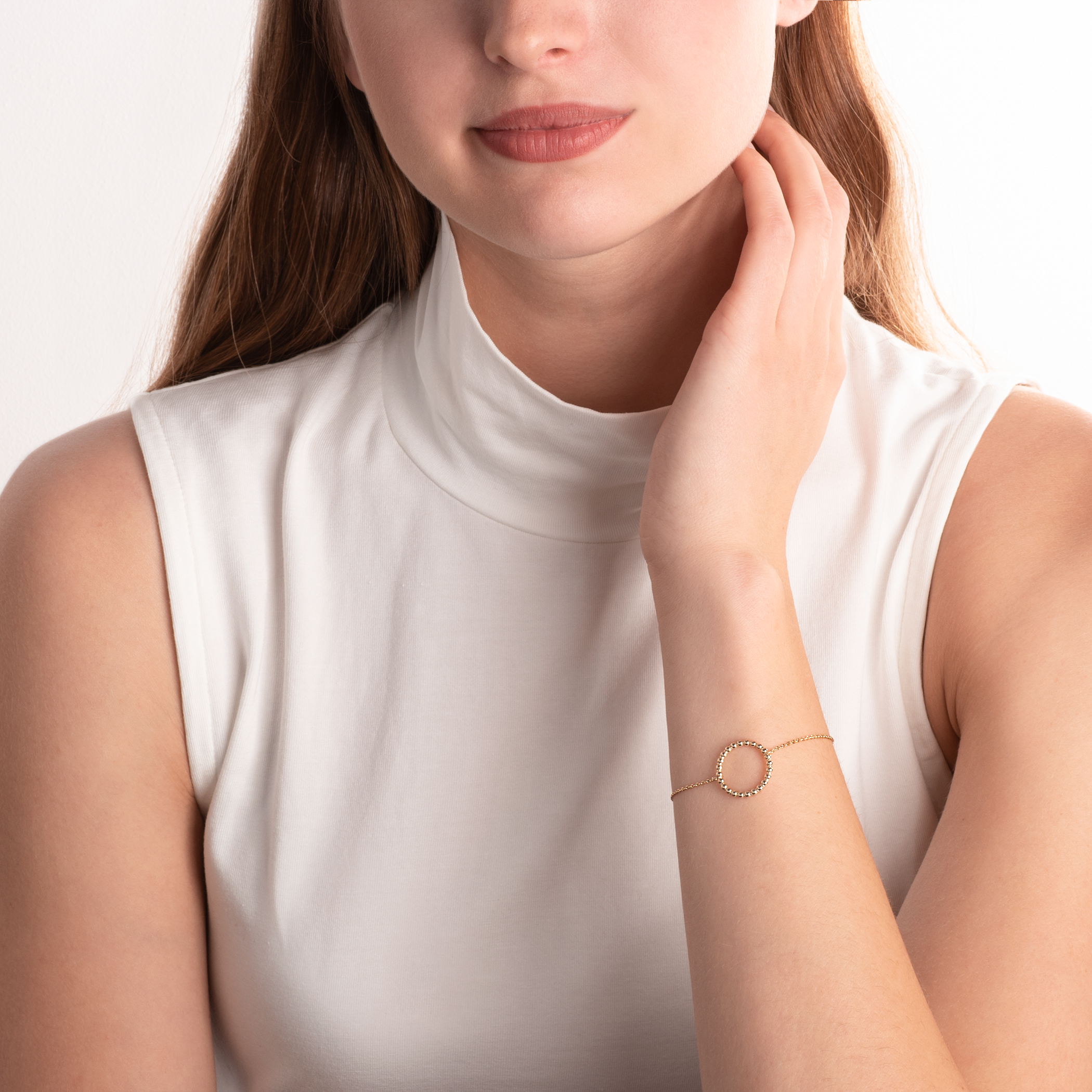 Bransoletka koło Savicki: srebrna pozłacana