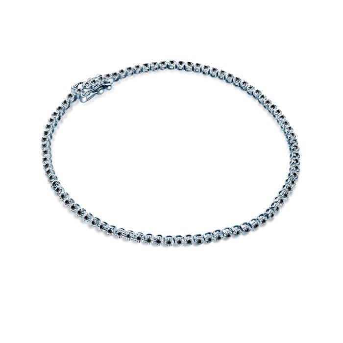 Bransoletka Savicki: białe złoto, czarne diamenty