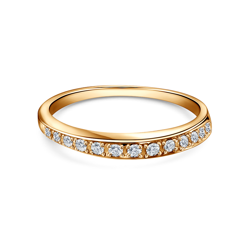 Engagement Ring: gold, diamond