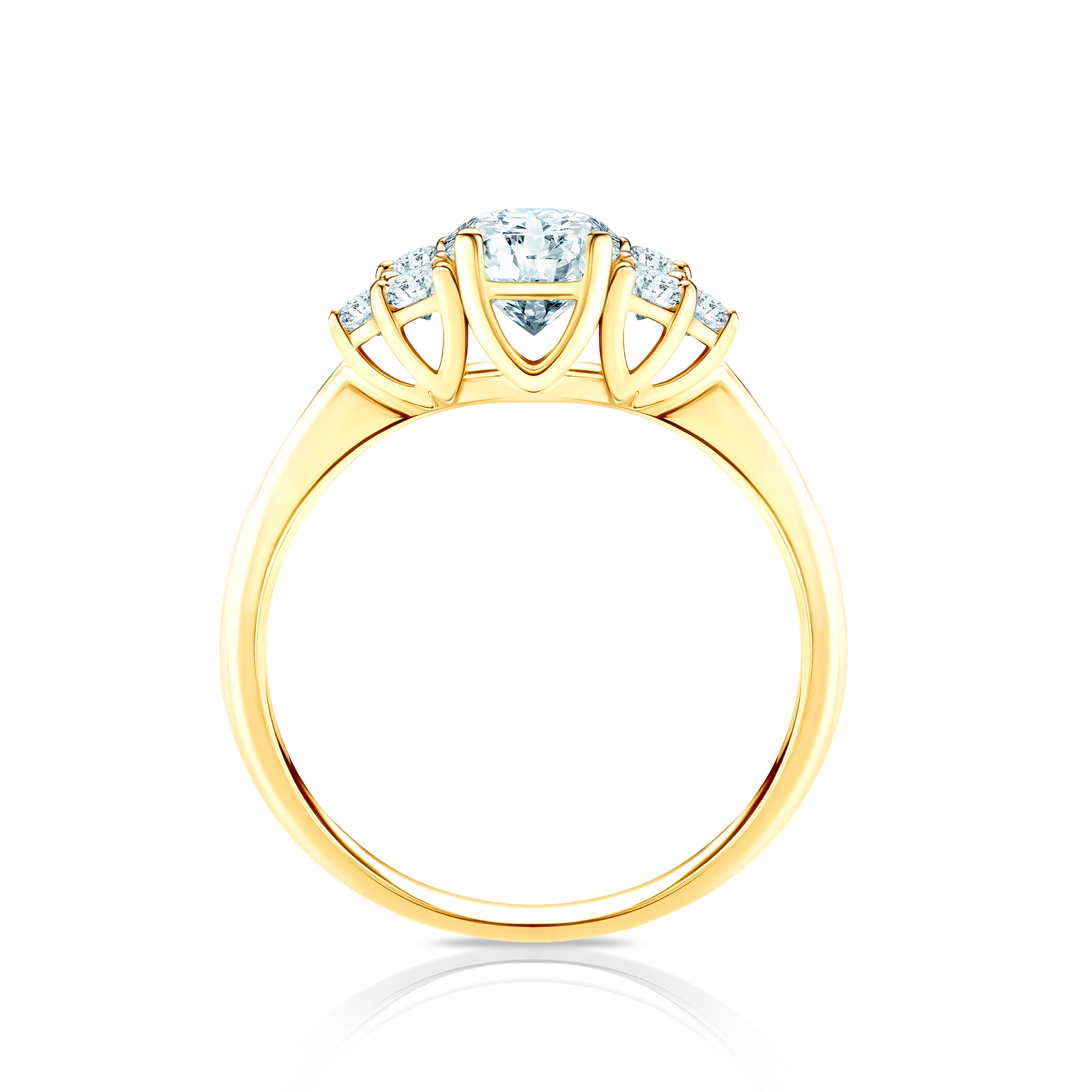 Verlobungsring Fairytale: Gold, Labordiamant - 3