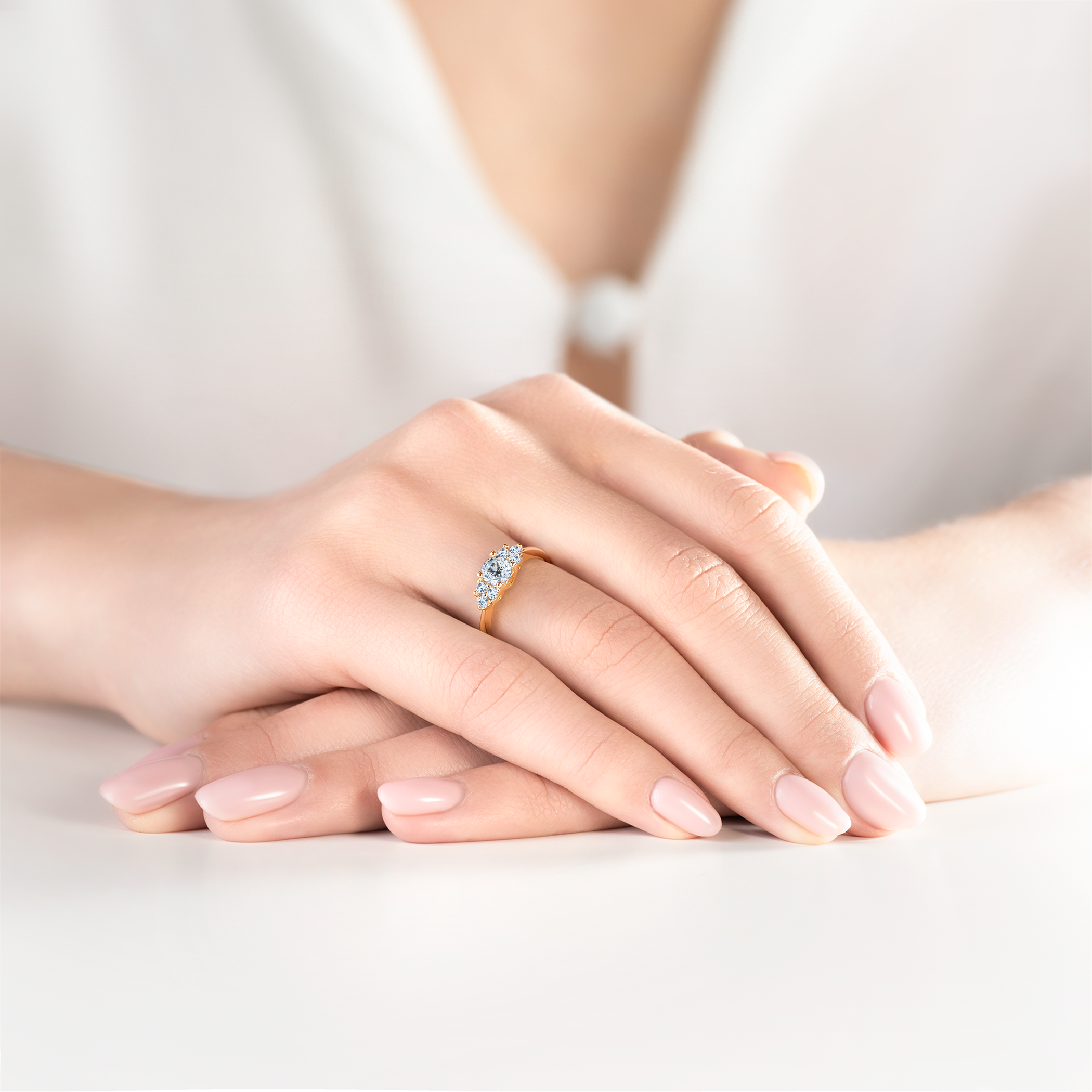 Verlobungsring Fairytale: Gold, Labordiamant - 5