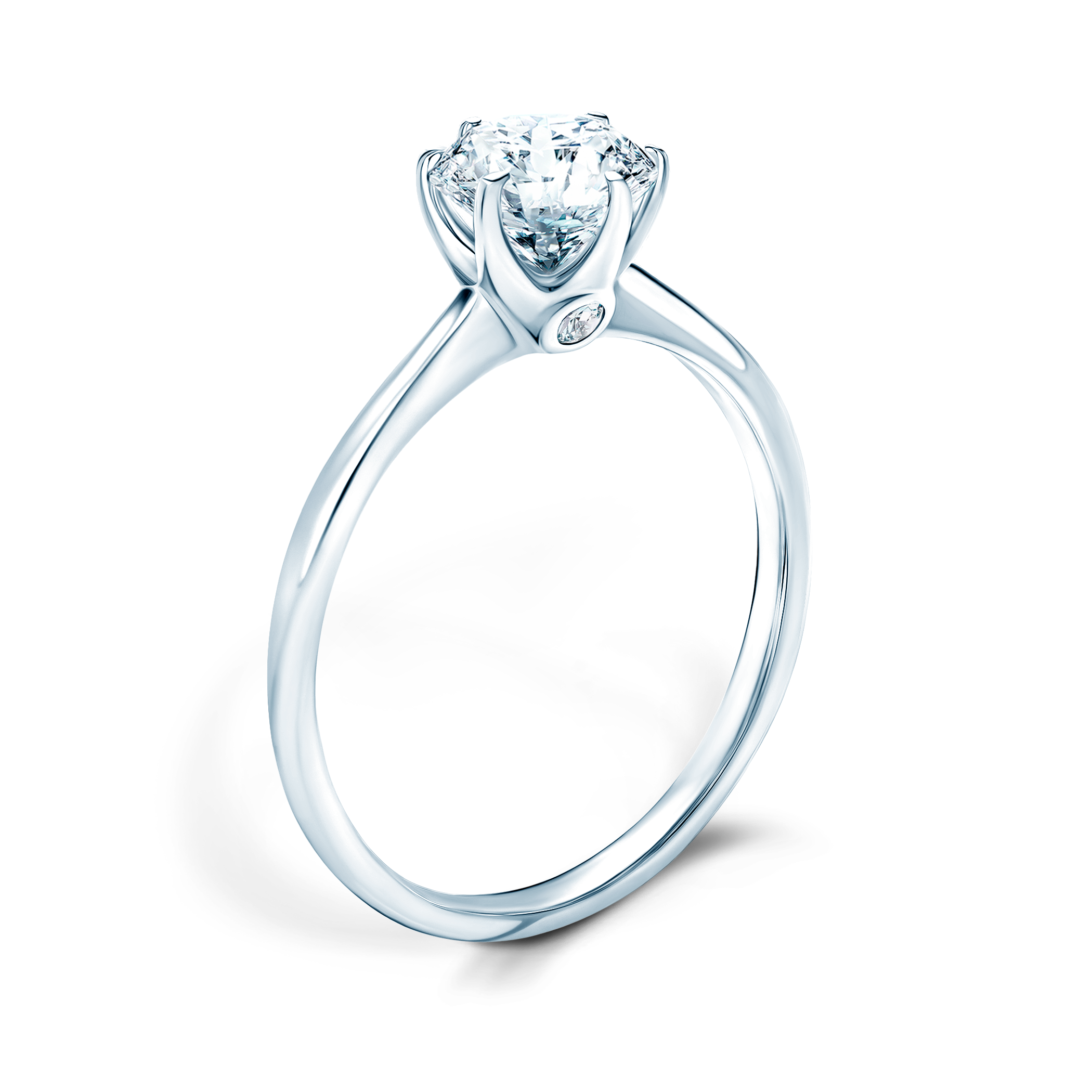 Verlobungsring The Journey: Weißgold, Labordiamant