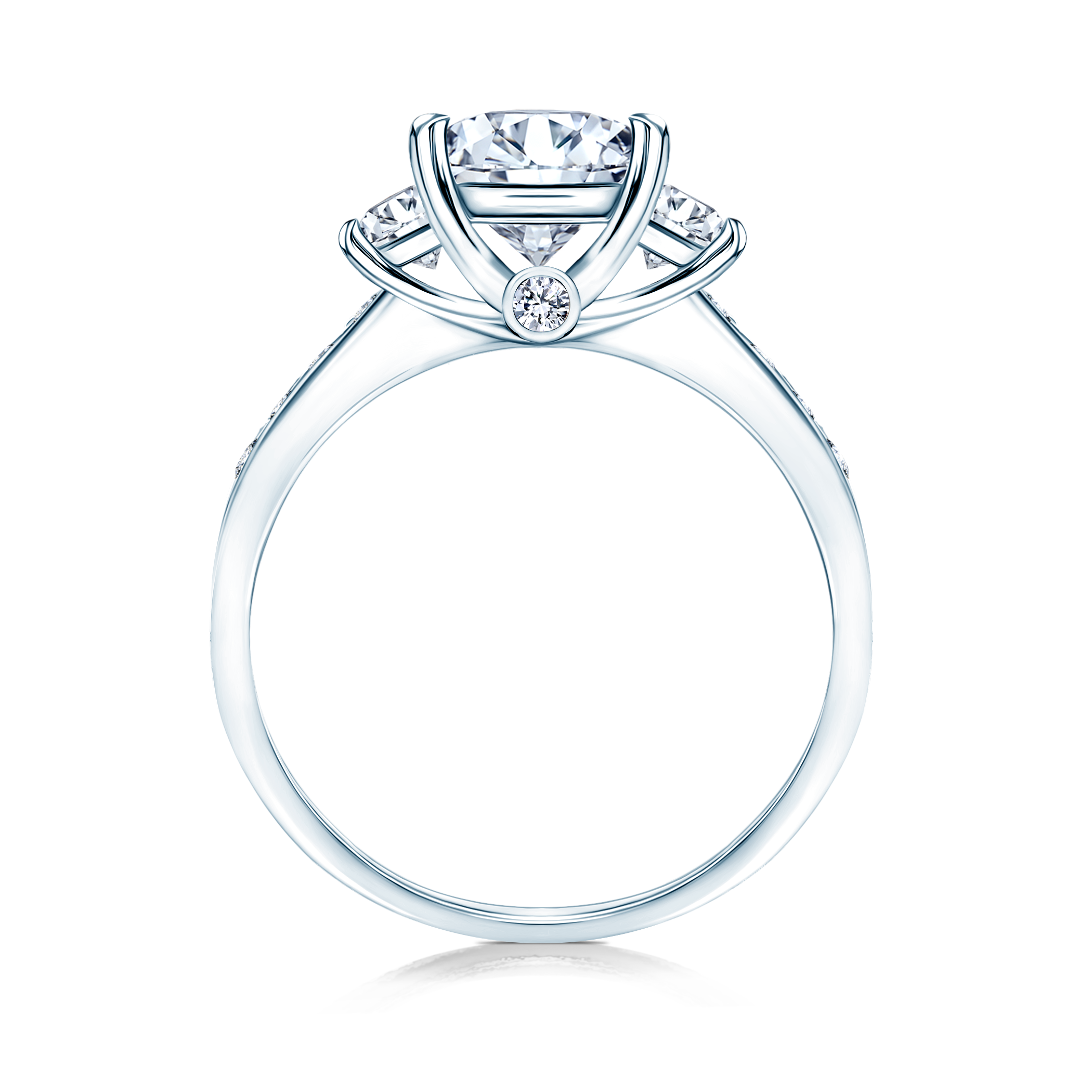 Verlobungsring Dream: Weißgold, Labordiamant