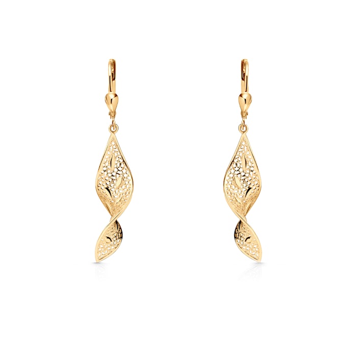 Kolczyki wiszące SAVICKI: złote