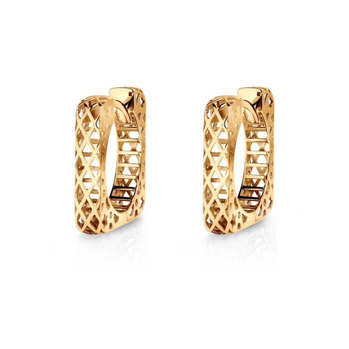 Náušnice SAVICKI: žlté zlato